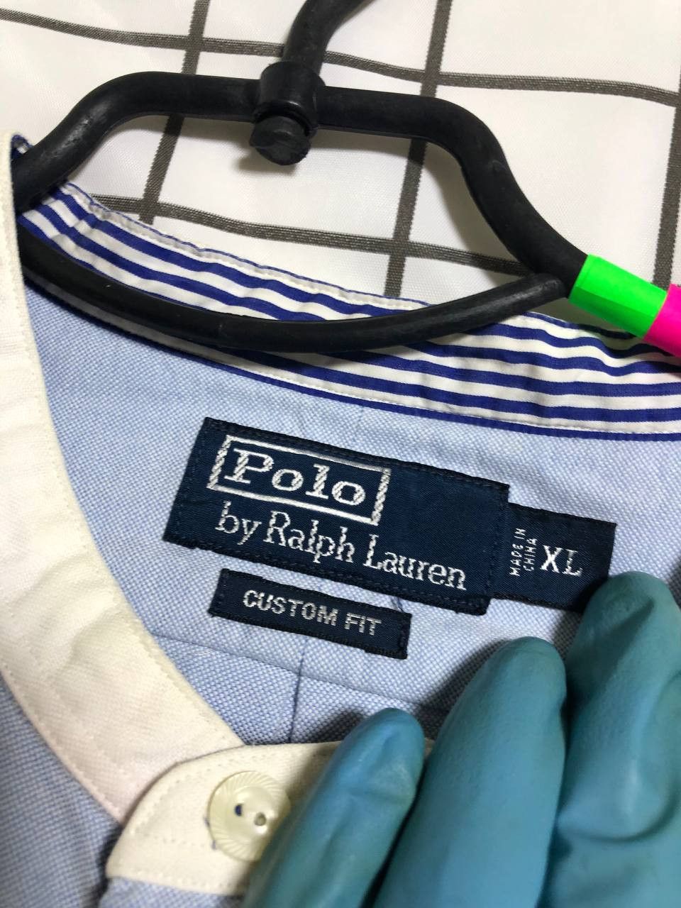 Polo Ralph Lauren Polo Ralph Lauren Vtg XIV 1948 London Olympics Chambray Size US XL / EU 56 / 4 - 12 Thumbnail