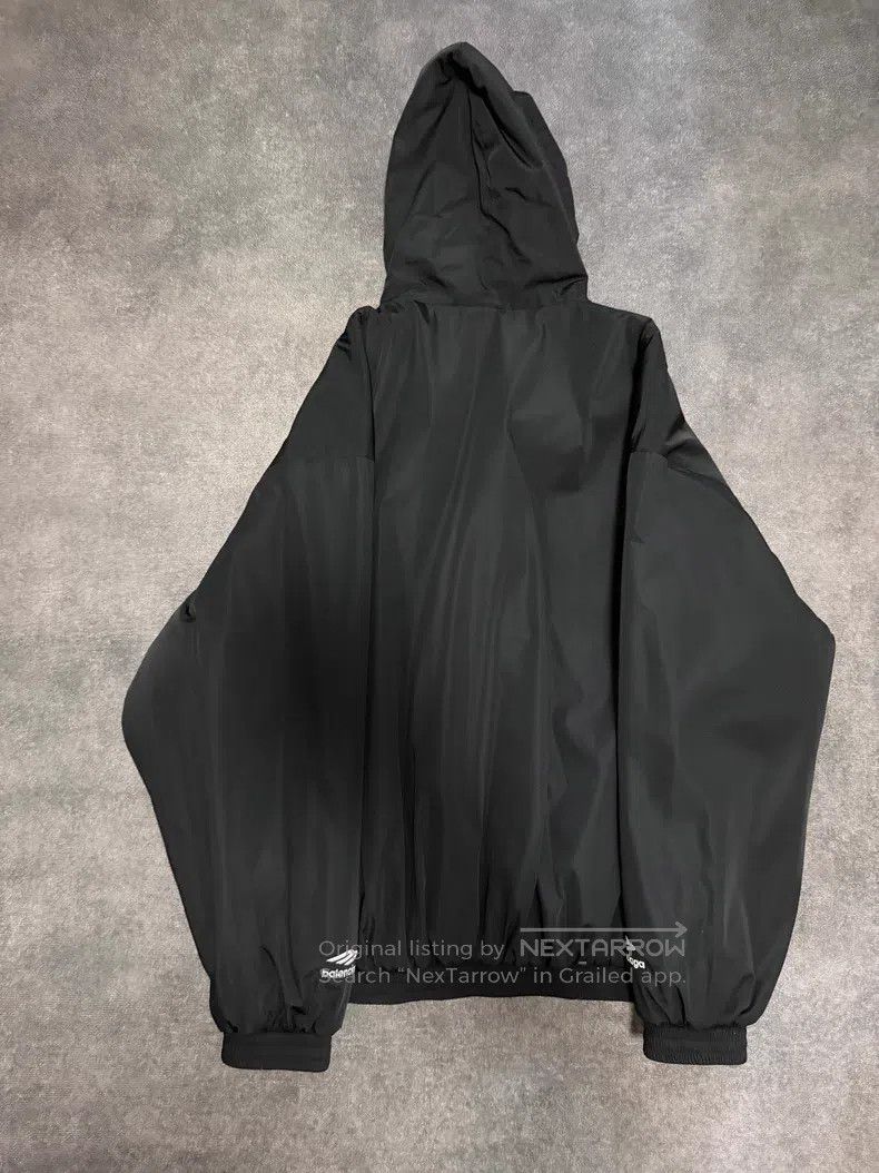 Balenciaga Balenciaga Ski Series 3B Nylon Hooded Fleece Sweatshirt Size US M / EU 48-50 / 2 - 2 Thumbnail