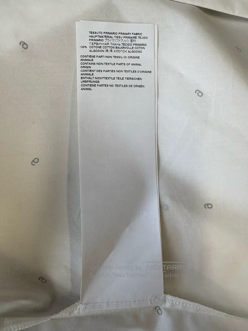 Maison Margiela Maison Margiela White digital cotton shirt Size XS / US 0-2 / IT 36-38 - 7 Thumbnail