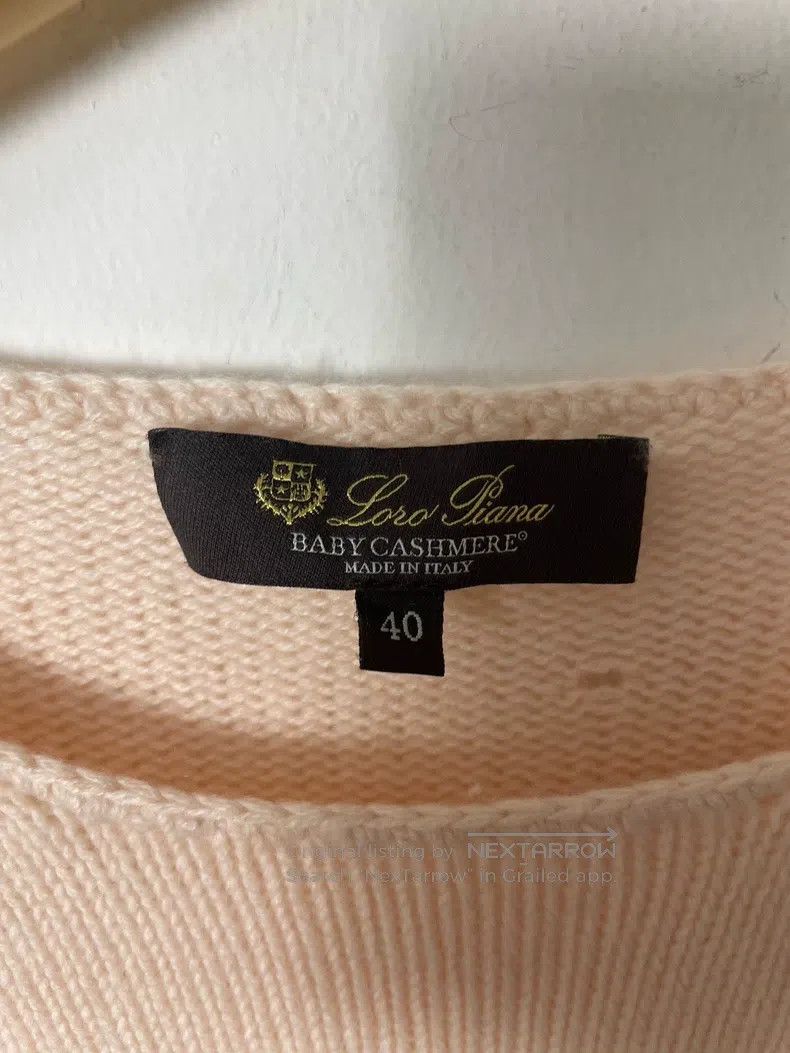 Loro Piana LORO PIANA Openwork Knit Sweater Size XS / US 0-2 / IT 36-38 - 2 Thumbnail
