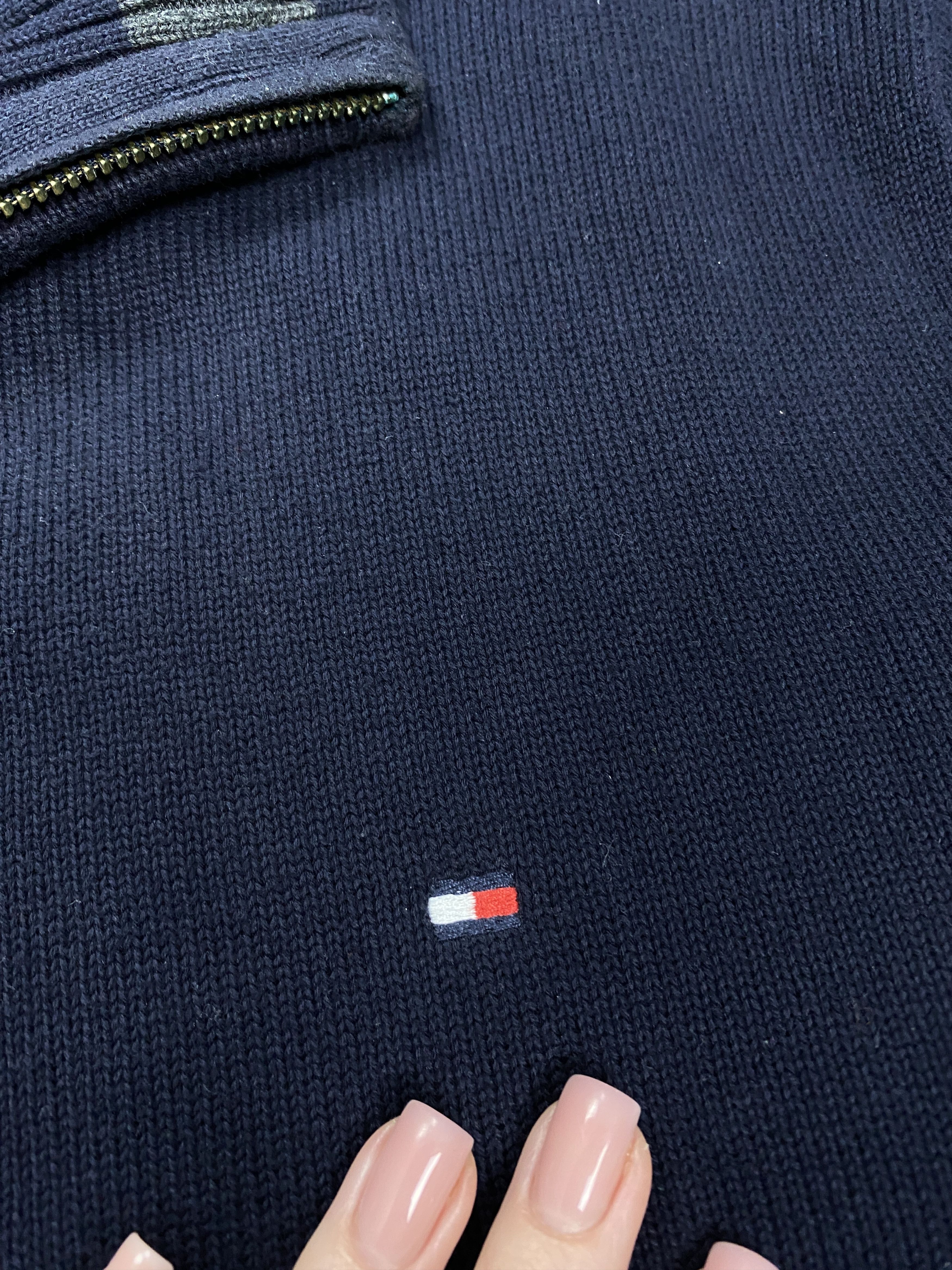 Tommy Hilfiger Tommy Hilfiger Vintage Mens Quarter Zip Sweater Size US XL / EU 56 / 4 - 3 Thumbnail