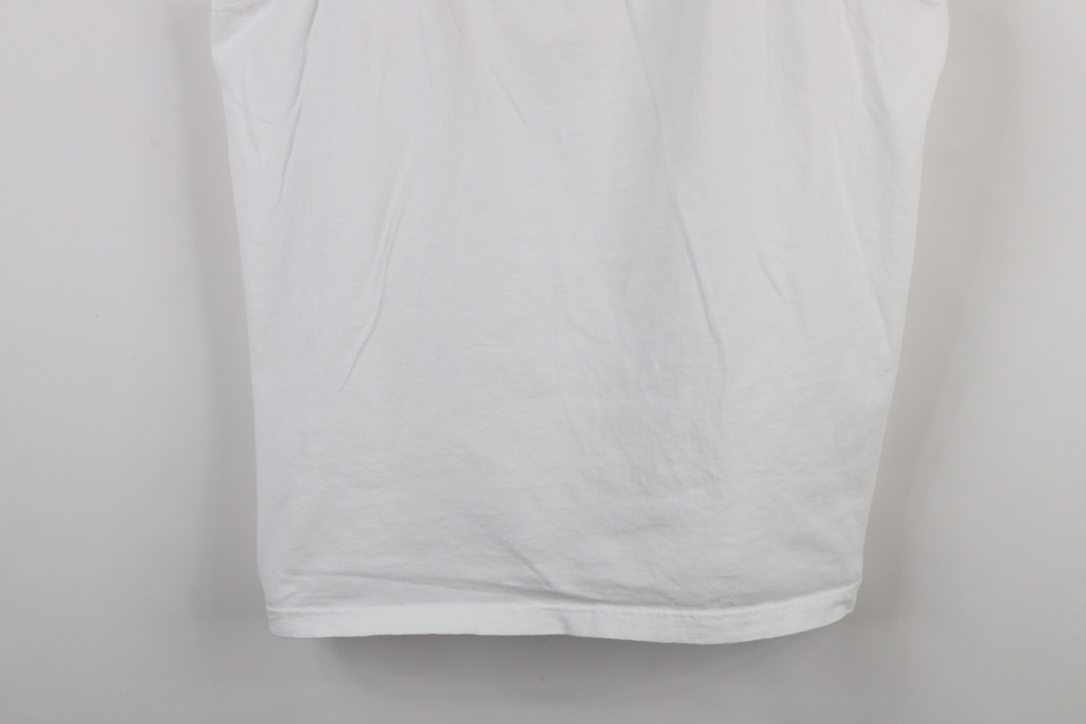 Vintage Vintage 90s Streetwear Cotton Tank Top T-Shirt White USA Size XXL / US 16-18 / IT 52-54 - 3 Thumbnail