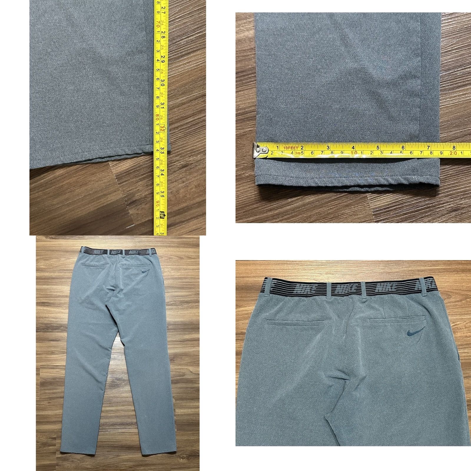 Nike Nike Dri-FIT Flex Golf Tapered Performance Grey Pants Mens 34x34 Size US 34 / EU 50 - 8 Thumbnail