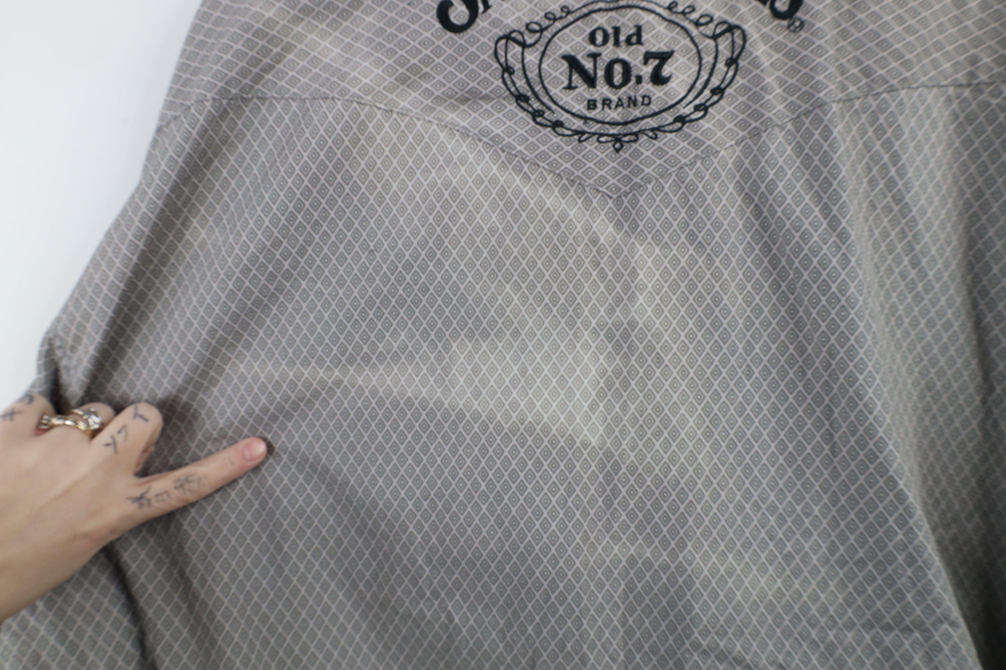 Vintage × Wrangler Vintage Wrangler x Jack Daniels Diamond Snap Button Shirt Size US XXL / EU 58 / 5 - 13 Thumbnail