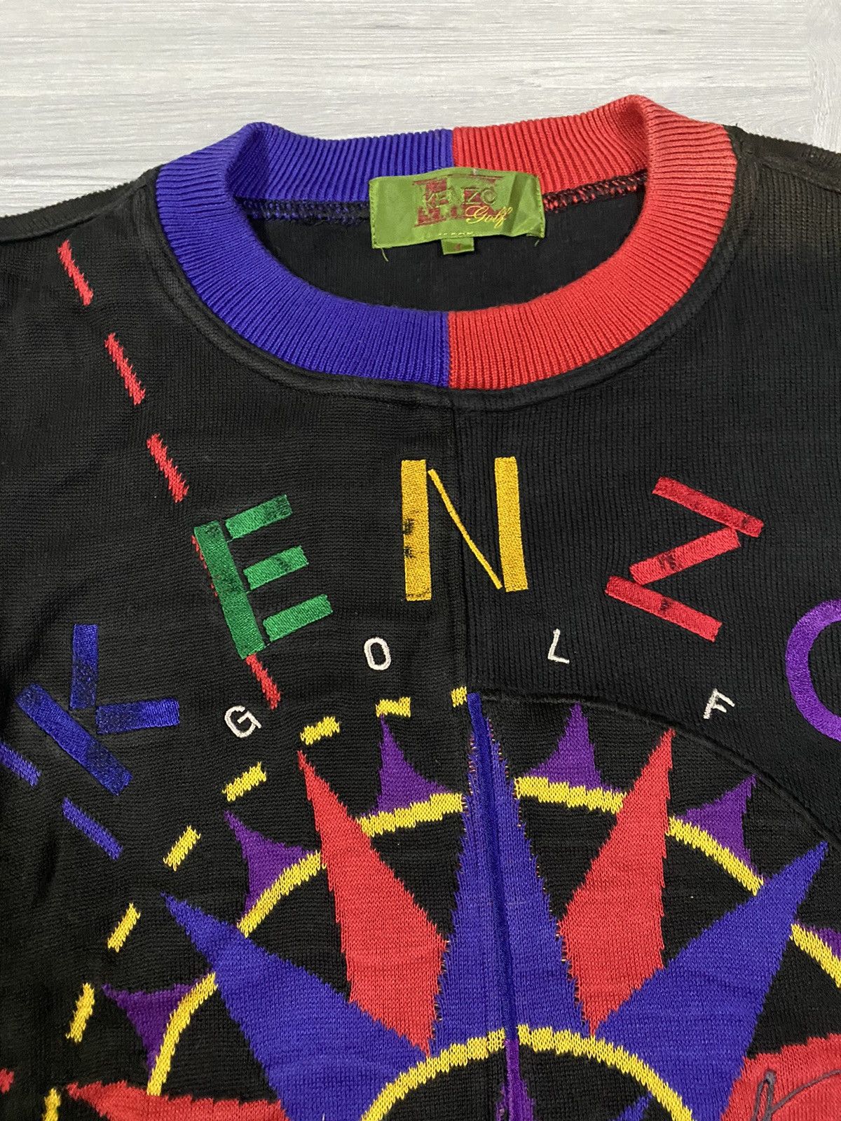 Kenzo Vintage Kenzo Golf Sweatshirt Embroidery Kenzo Golf Big Logo Size US L / EU 52-54 / 3 - 8 Thumbnail