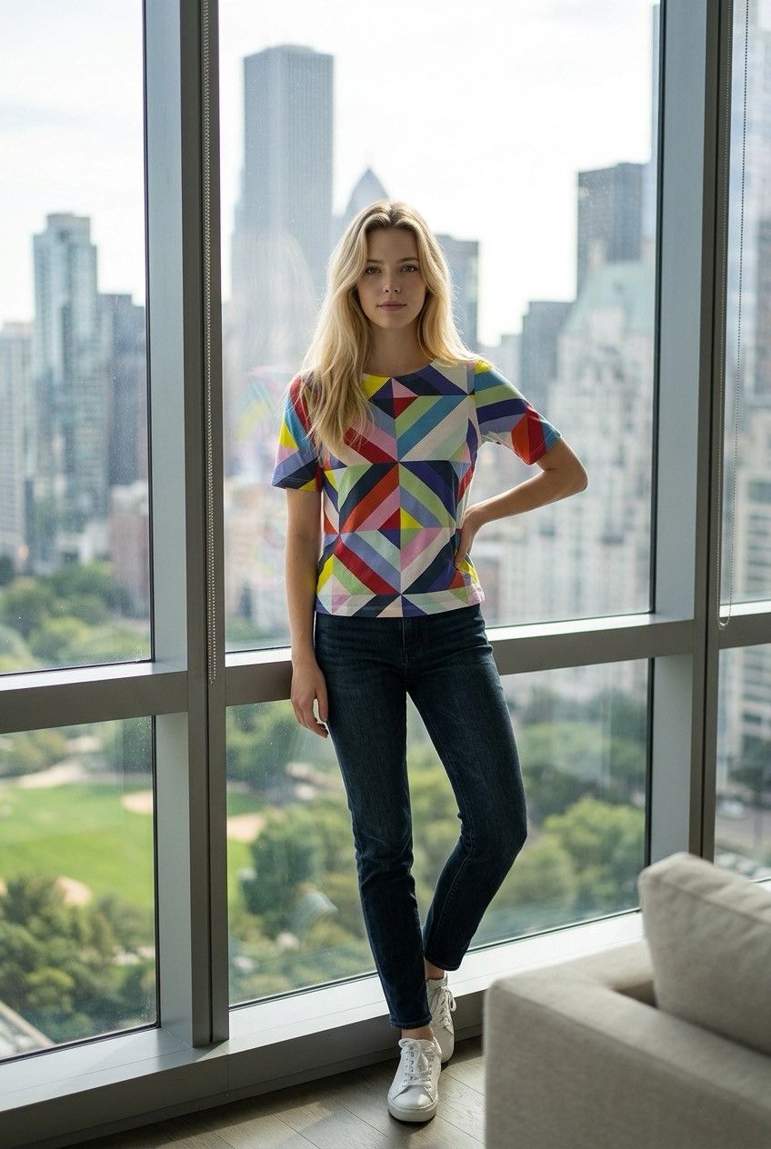 Marimekko Marimekko Uniqlo multicolor tshirt Size L / US 10 / IT 46 - 1 Thumbnail