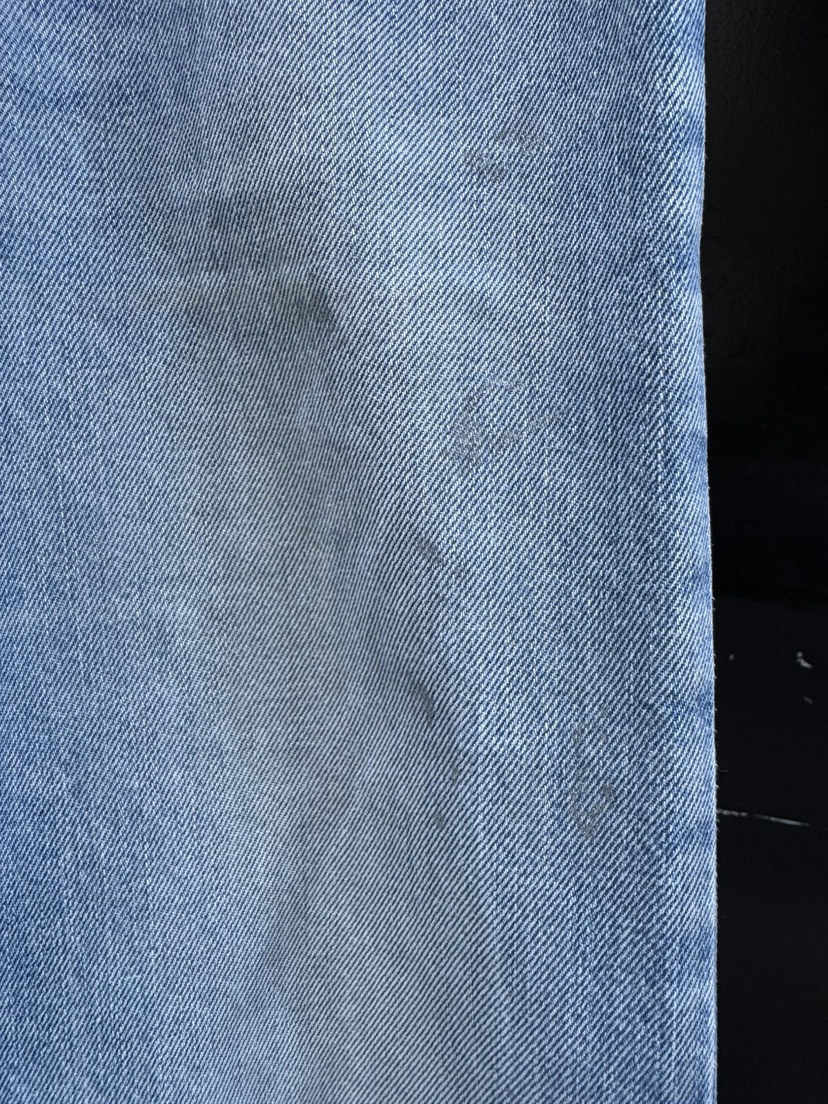 Helmut Lang Helmut Lang 2000 Silver Painter Thrashed Classic Cut Denim Size US 32 / EU 48 - 3 Thumbnail