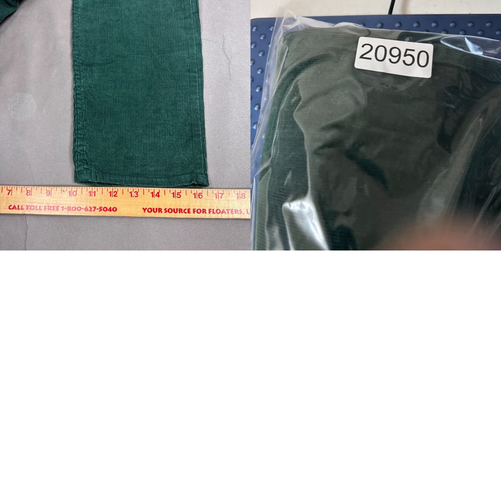 Levi's VINTAGE Levi's Pants Mens 28x30 Corduroy Green 80s Made USA Straight 5-Pocket Chino Casual Mens Size US 28 / EU 44 - 10 Thumbnail