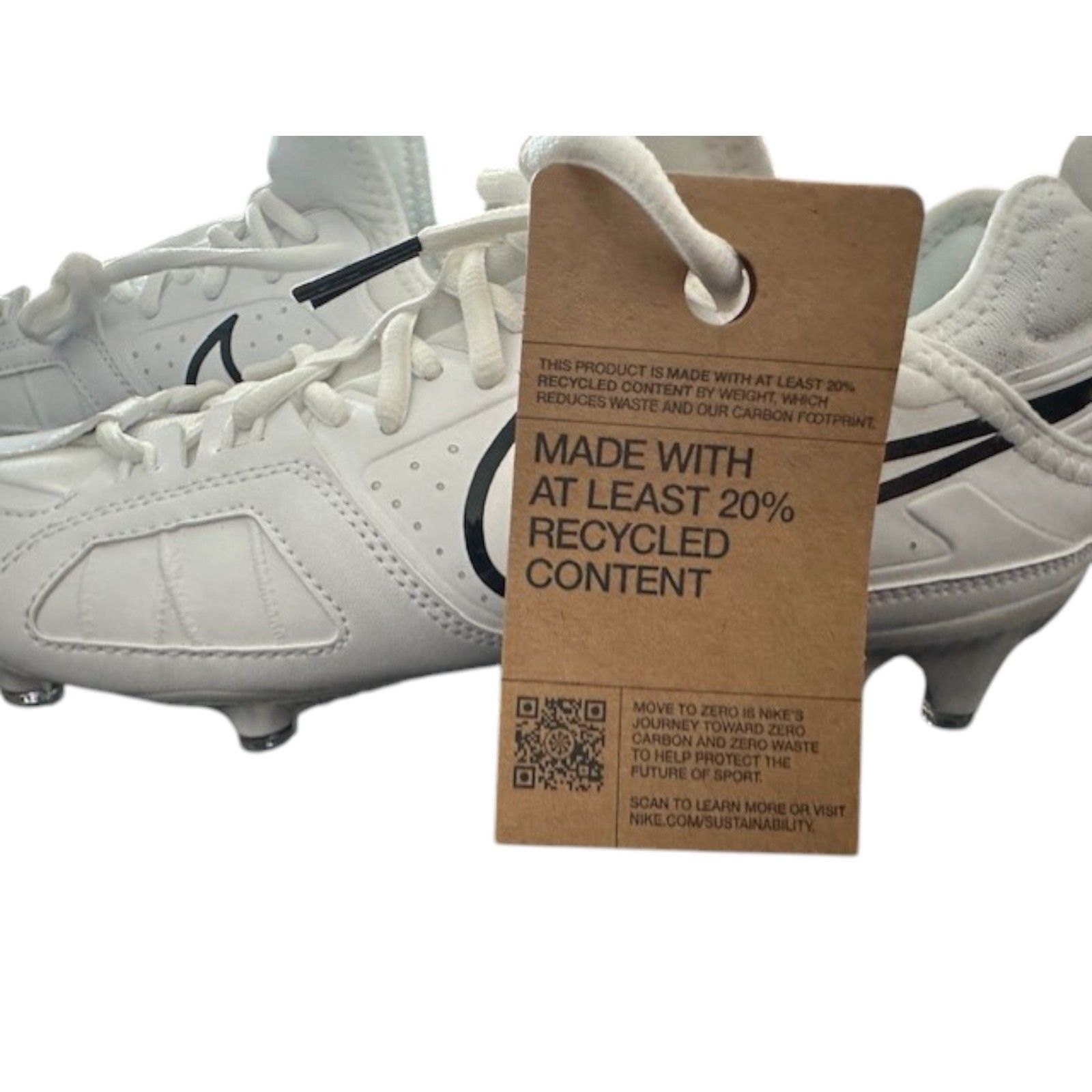 Nike Nike Huarache 9 Varsity LAX Cleats FD0090-101 White Black Me Size US 9.5 / EU 42-43 - 9 Thumbnail