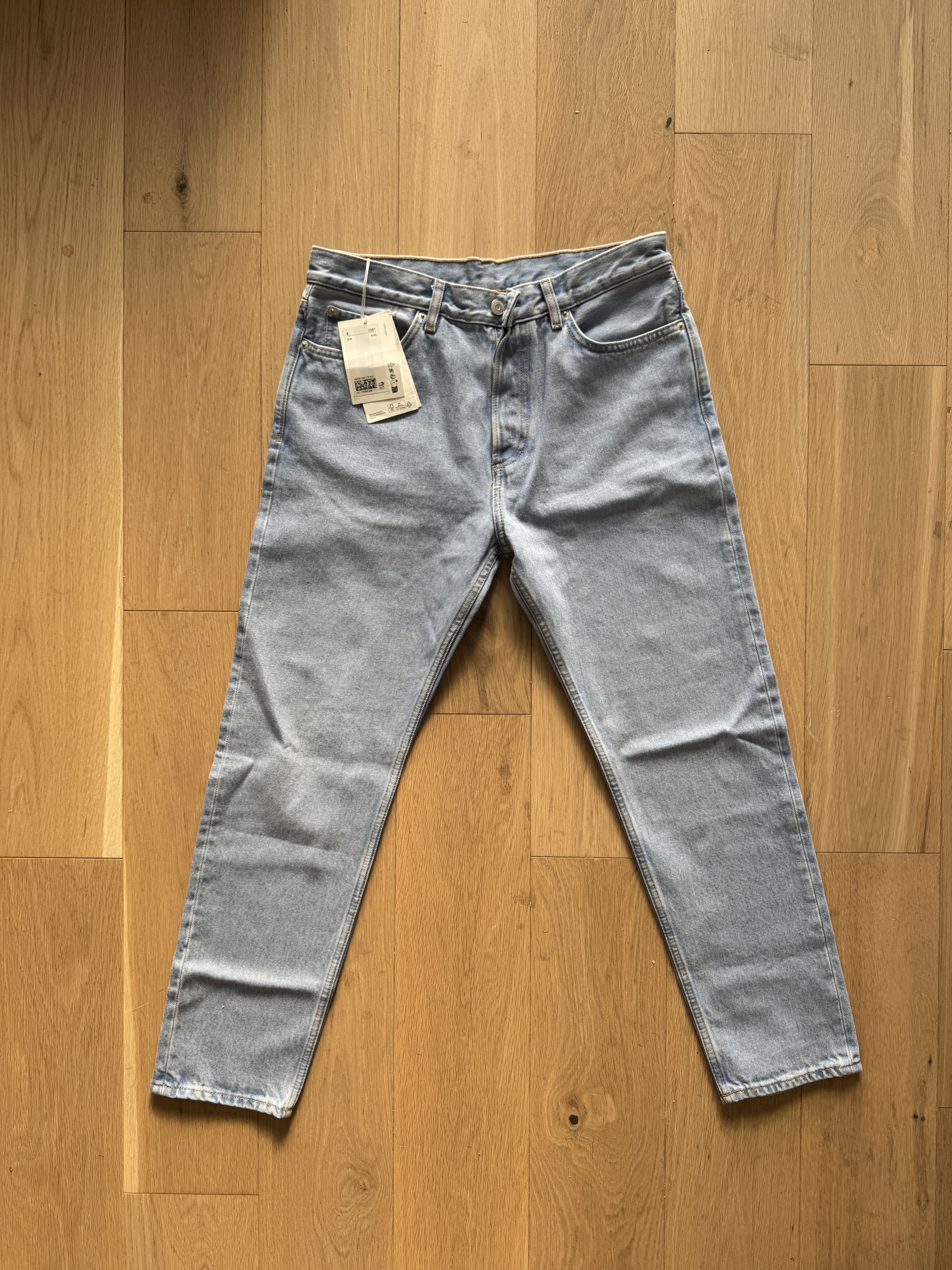 Cos COS Regular-Fit Tapered Straight-Like Light Pale Blue 31-30 Size US 31 - 2 Thumbnail