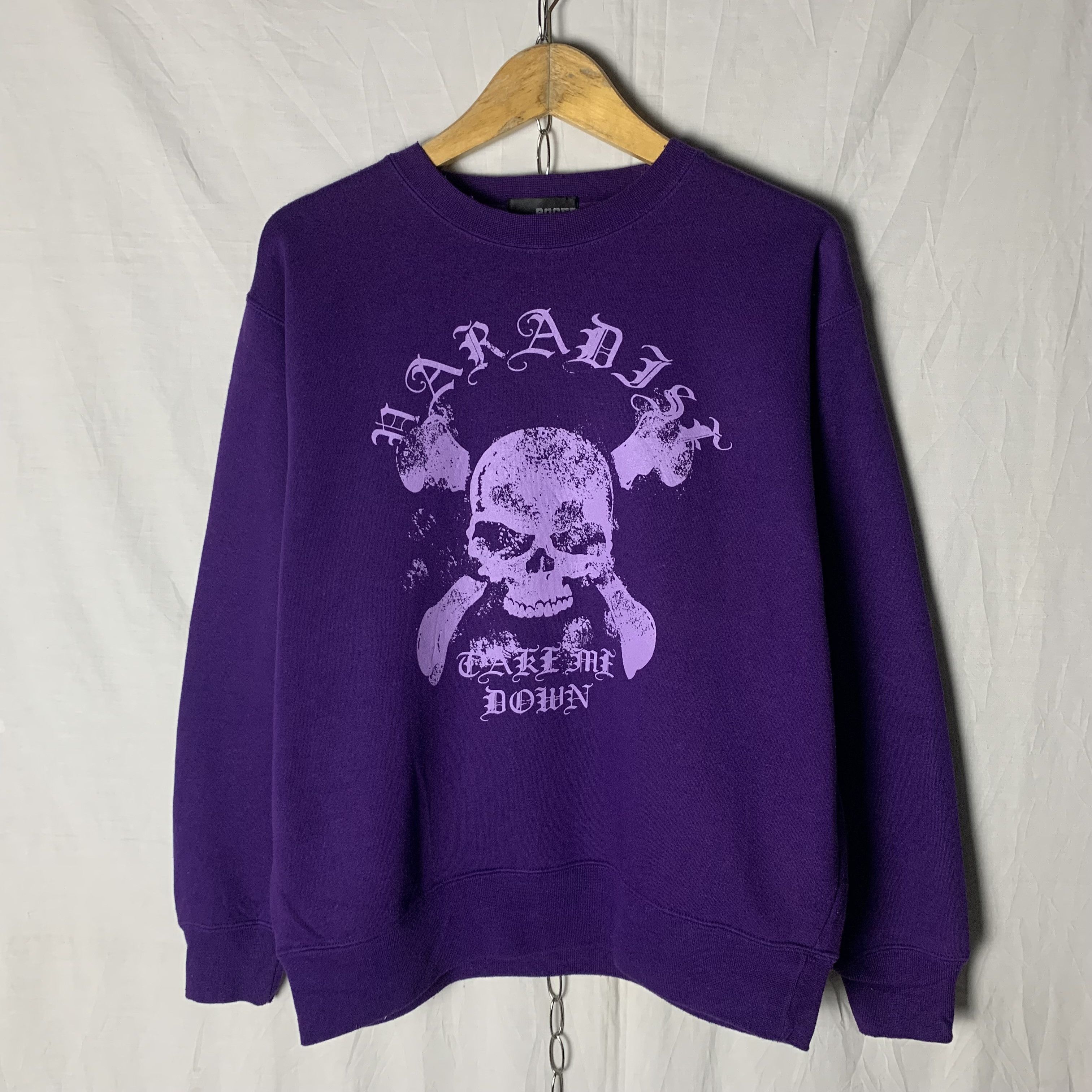 Japanese Brand ROGER Japanese Brand Paradise Take Me Down Skulls Sweatshirt Size US L / EU 52-54 / 3 - 1 Thumbnail