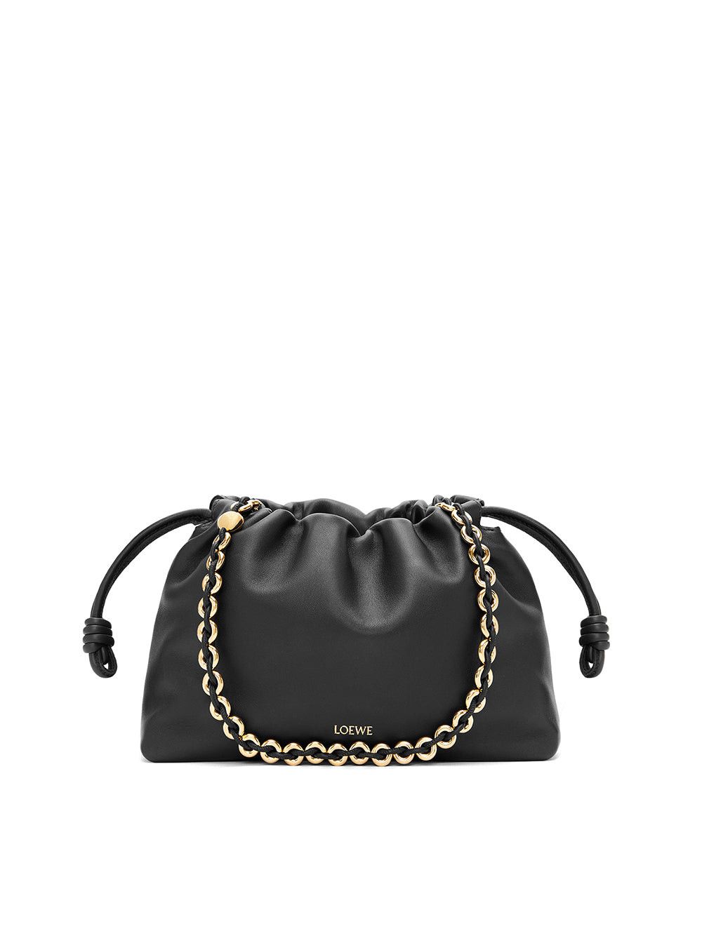 image of Loewe Flamenco Purse Crossbody Bag in Black, Women's