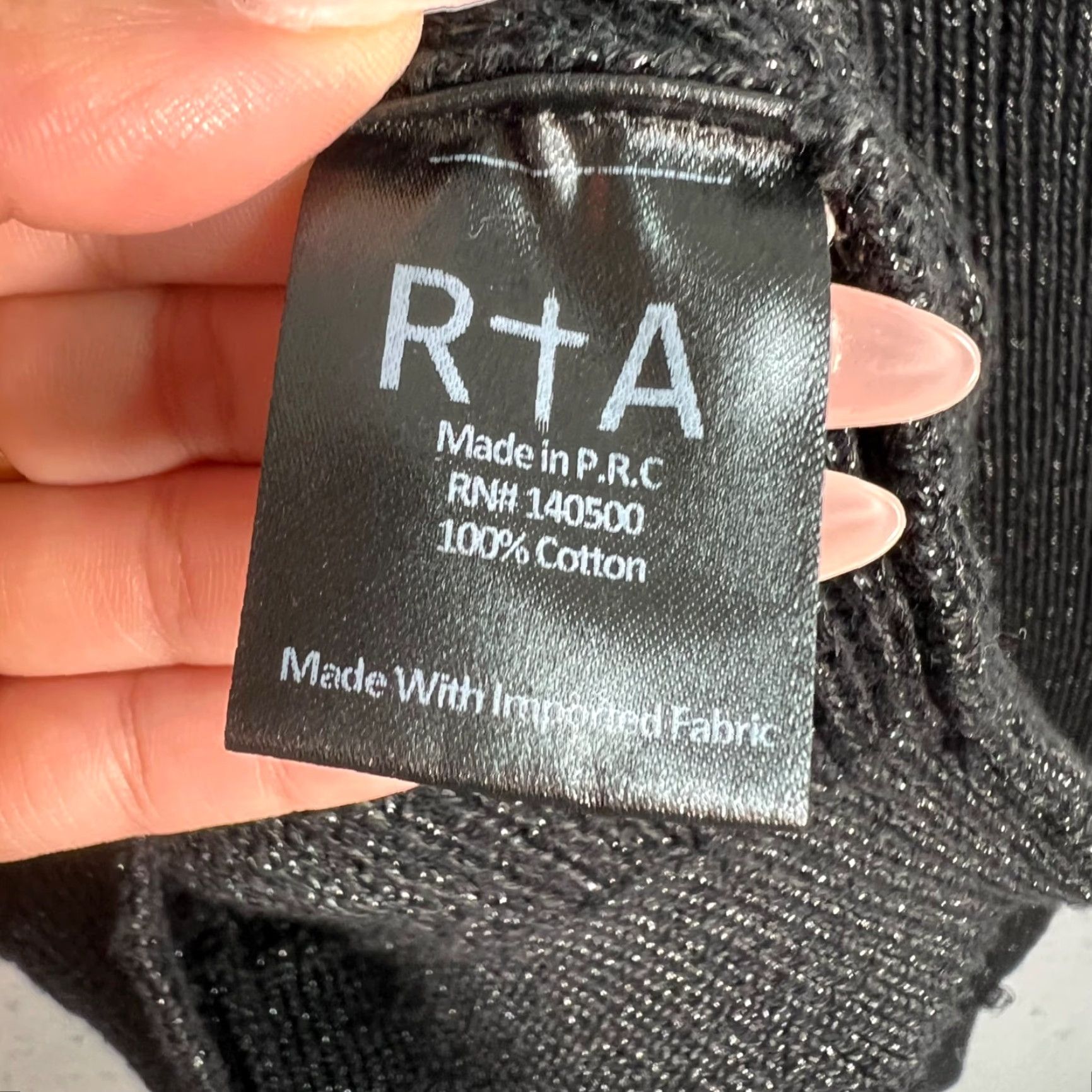 Rta VINTAGE RTA Cable Knit Sweater Black Womens Size Small Pullover Long Sleeve Crew Neck Size S / US 4 / IT 40 - 4 Thumbnail