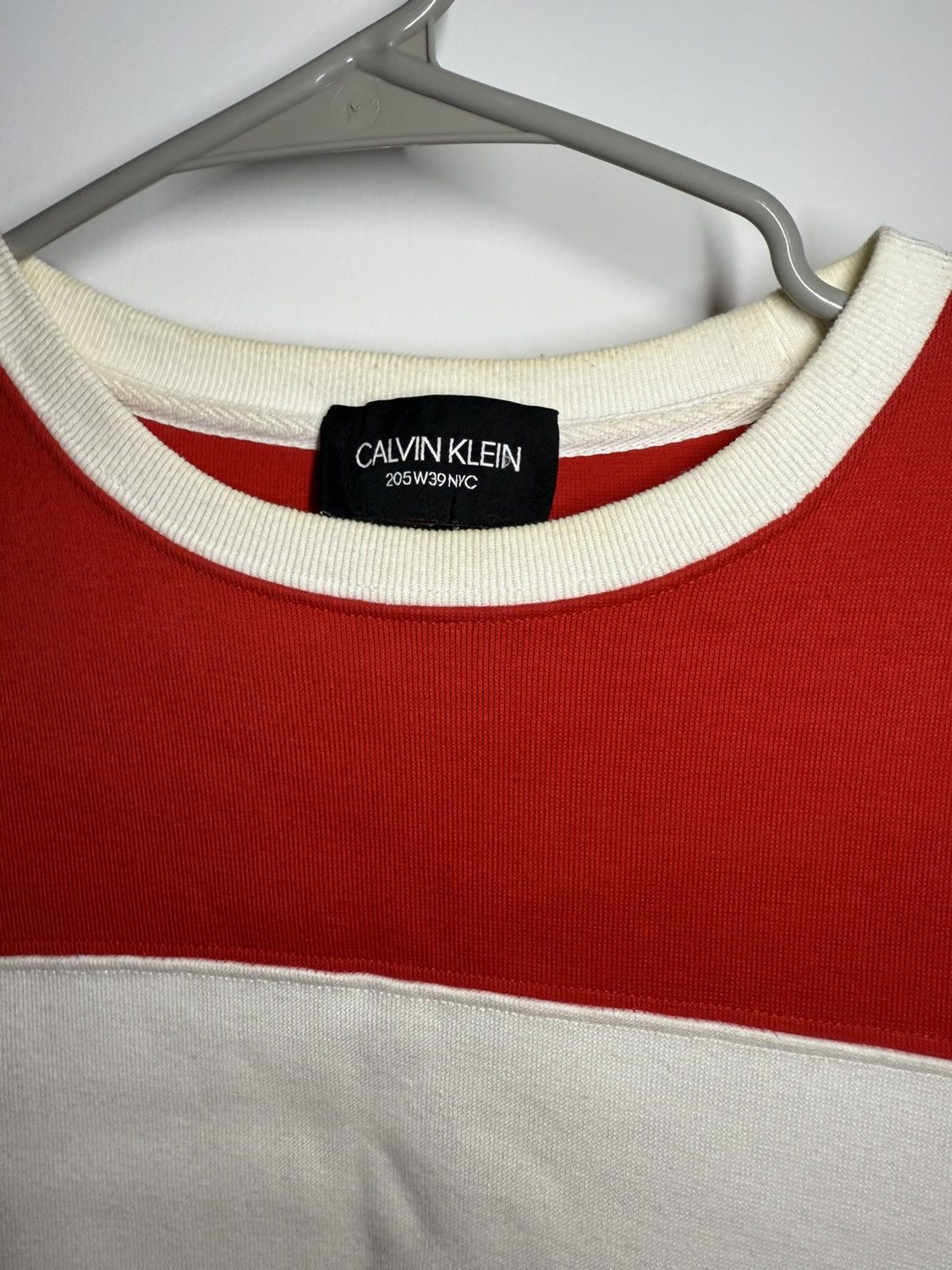 Calvin Klein 205W39NYC Calvin Klein 205W39NYCxRaf Simons Red & White Striped Shirt Size US XS / EU 42 / 0 - 2 Thumbnail