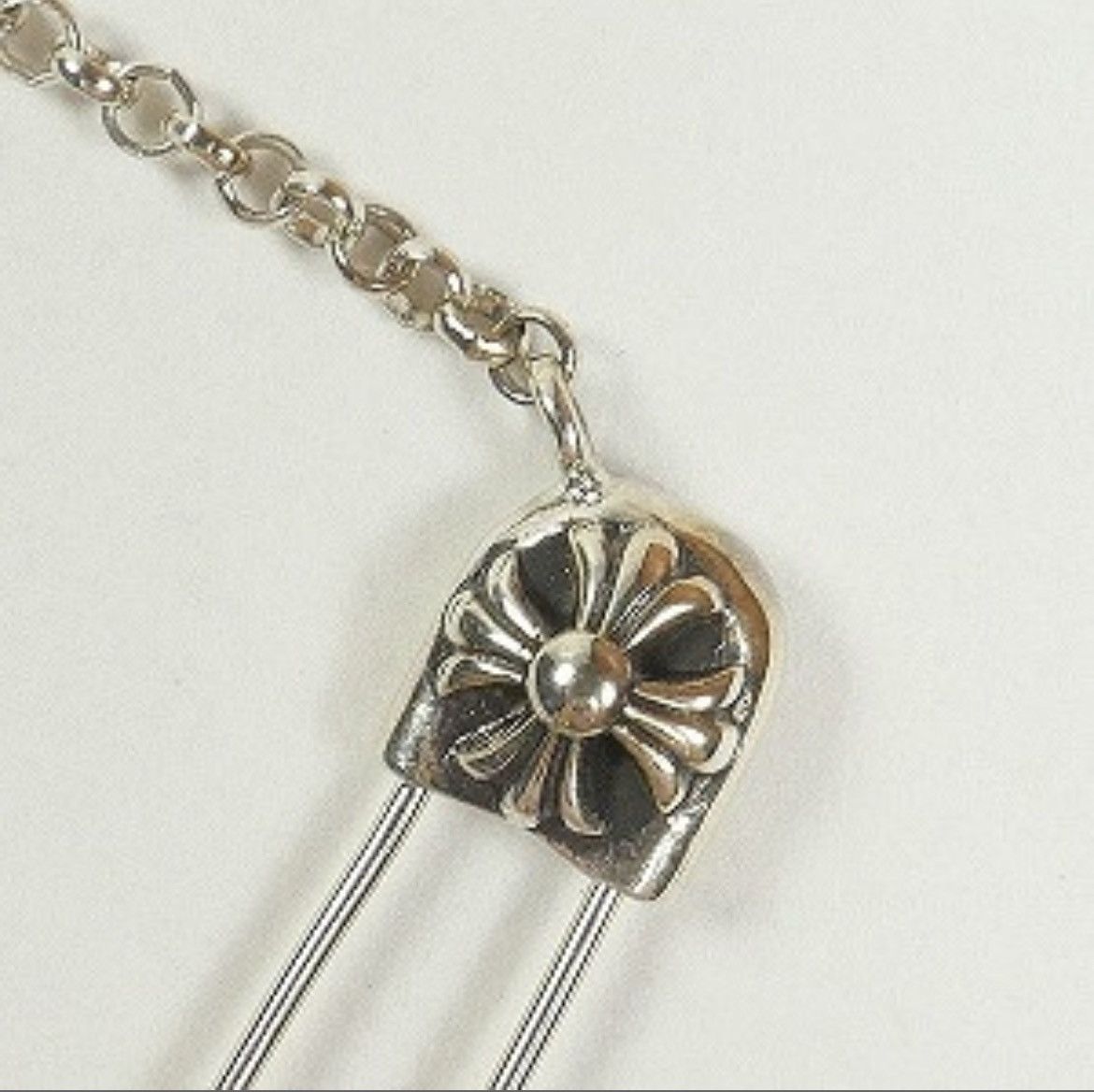 Chrome Hearts Chrome Hearts Safety Pin Necklace 16inch Size ONE SIZE - 6 Thumbnail