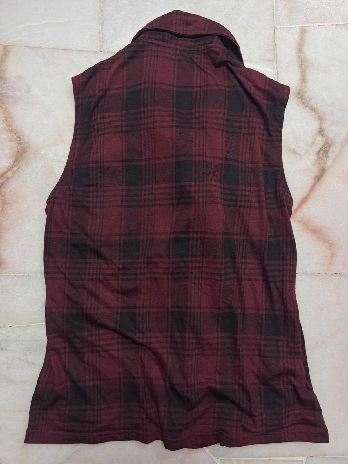 Seditionaries 💥PUNK BEAUMERE CHAIN TANK SLEEVELESS PLAID POEM ZIPPER Size US M / EU 48-50 / 2 - 13 Thumbnail