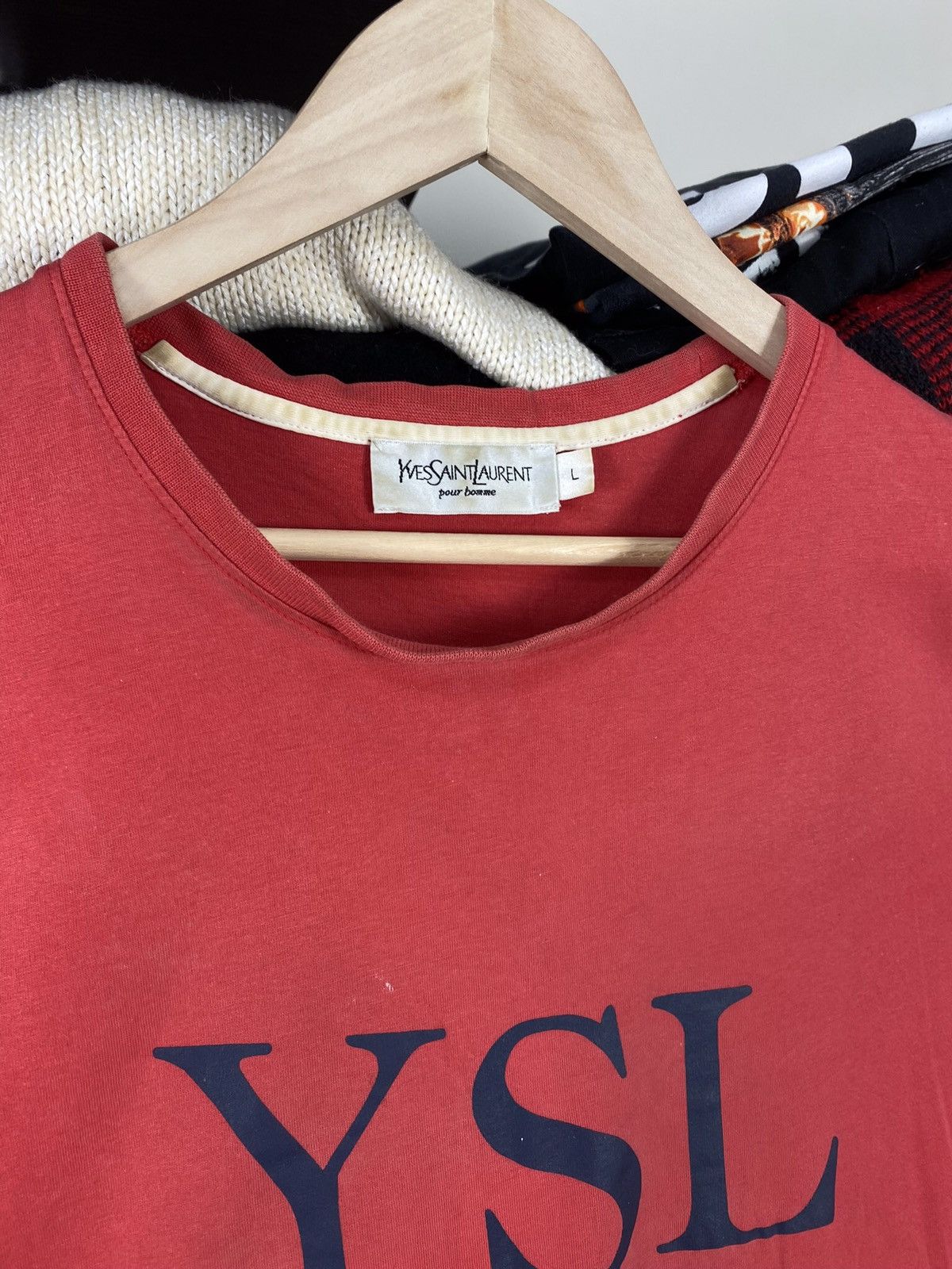 Japanese Brand Vintage YSL Yves Saint Laurent Style Work Tee Size US L / EU 52-54 / 3 - 6 Thumbnail