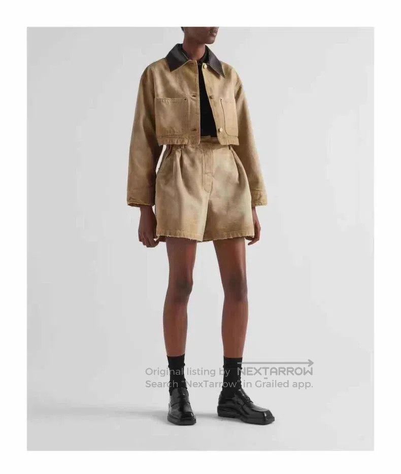 Prada Prada Khaki Work Shorts Size US 40 / EU 56 - 6 Thumbnail