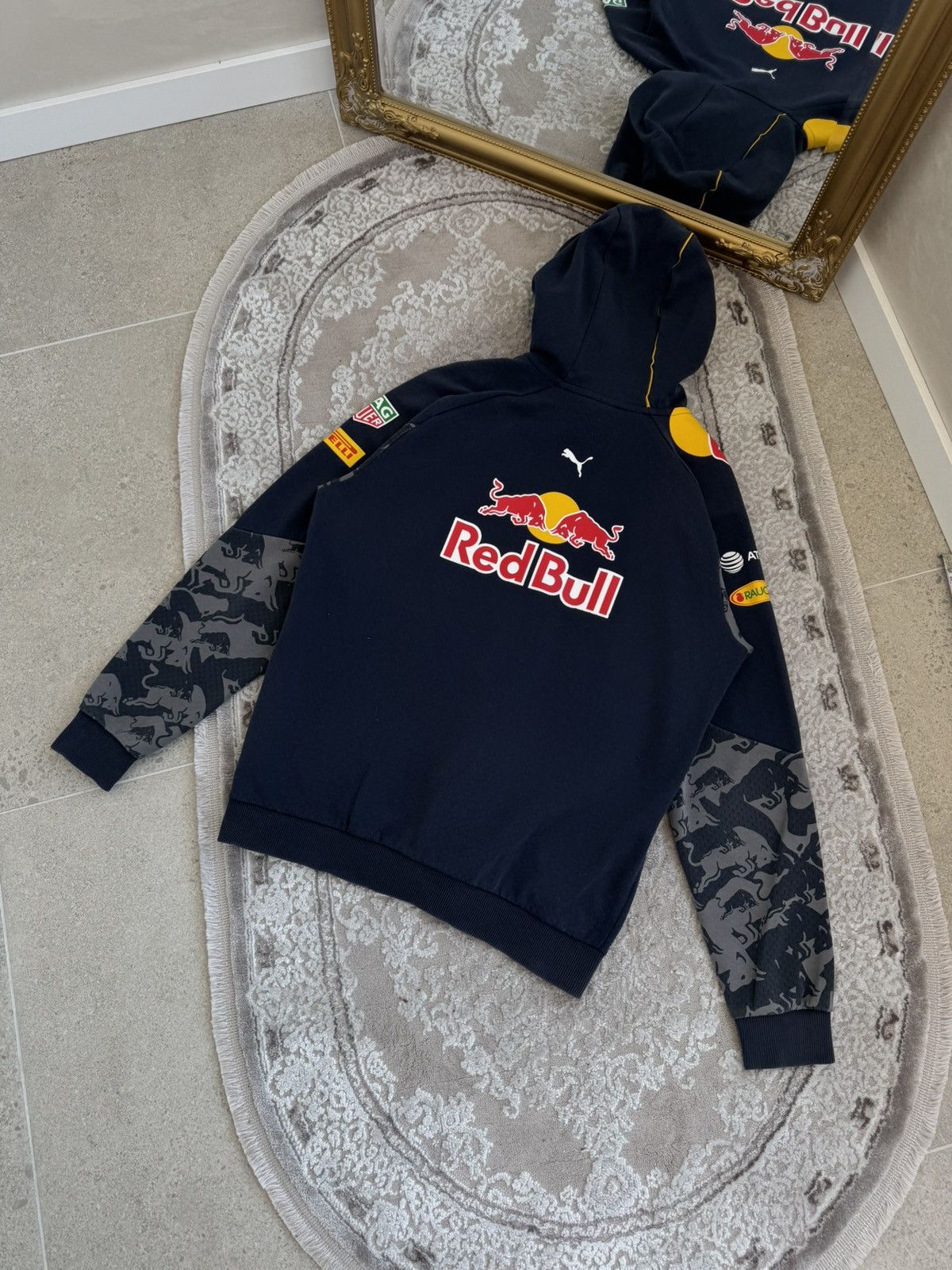 Red Bull Vintage Y2K Puma x Red Bull Zip Up Sweatshirt Size US M / EU 48-50 / 2 - 1 Thumbnail