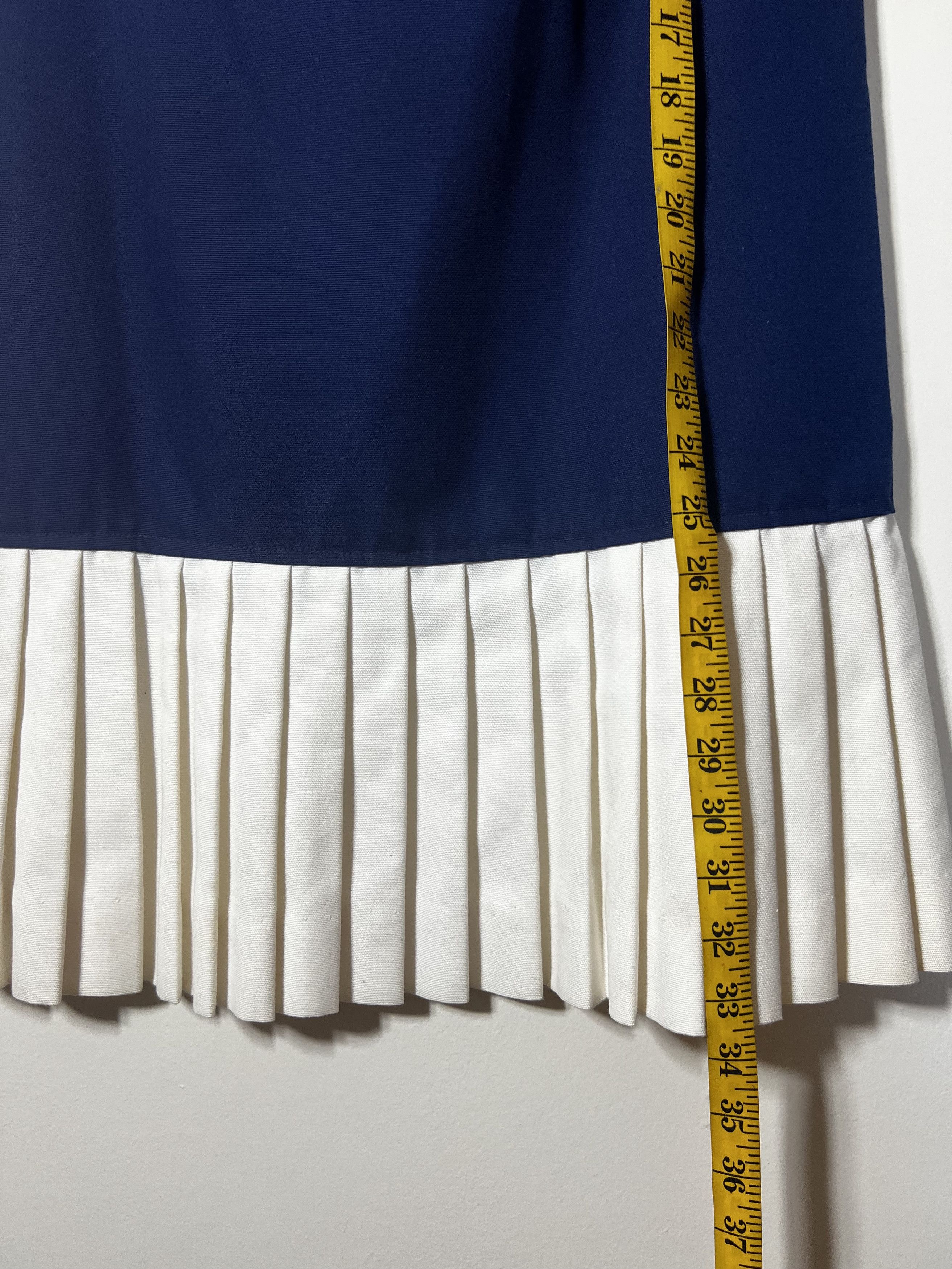 Vintage Vintage 1960's JR Bazaar Red White Blue Navy Sailor Dress Size L / US 10 / IT 46 - 9 Thumbnail