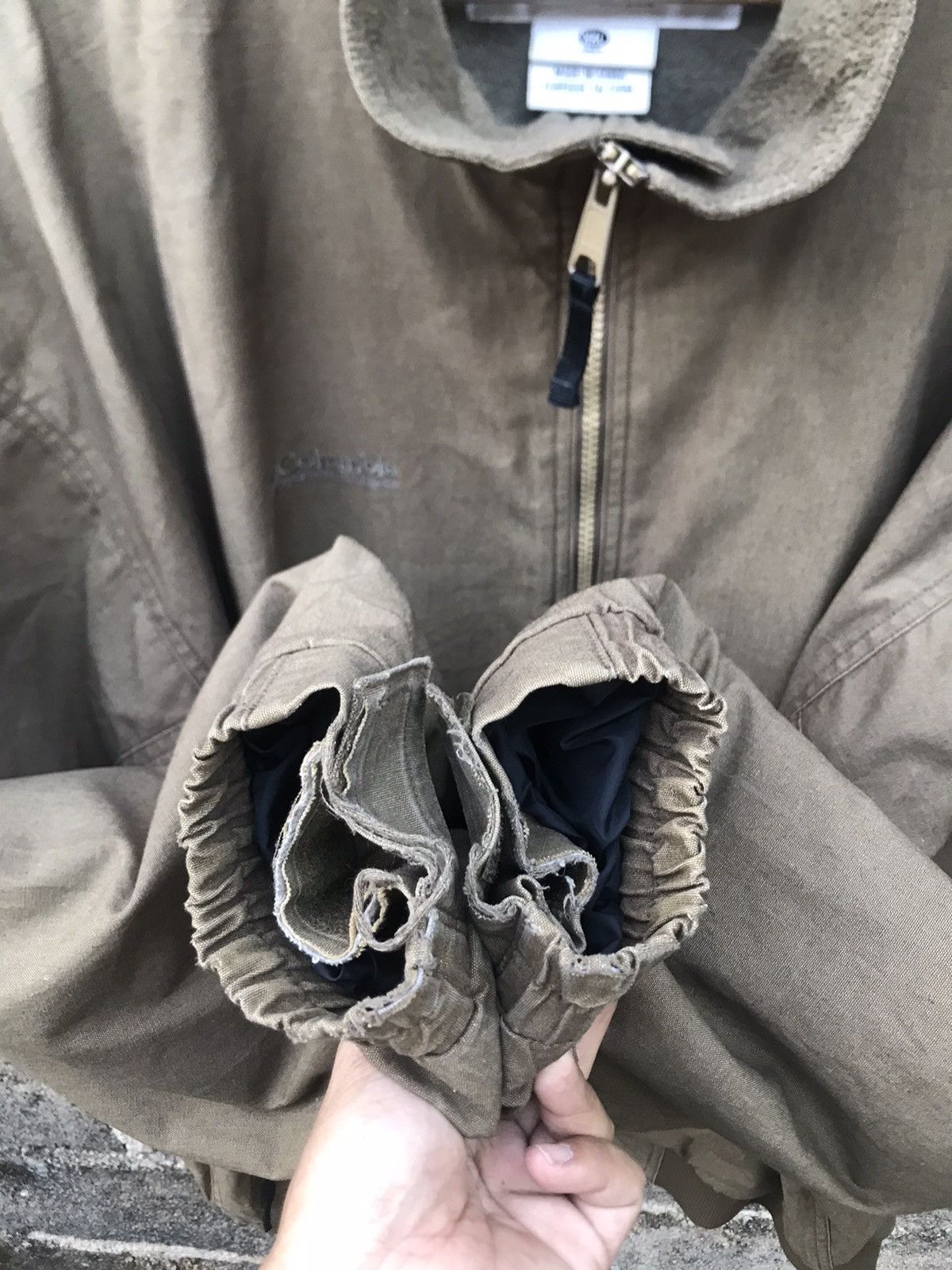 Columbia Vintage 90s Columbia Flight Jacket Fleece Inside Size US XXL / EU 58 / 5 - 4 Thumbnail
