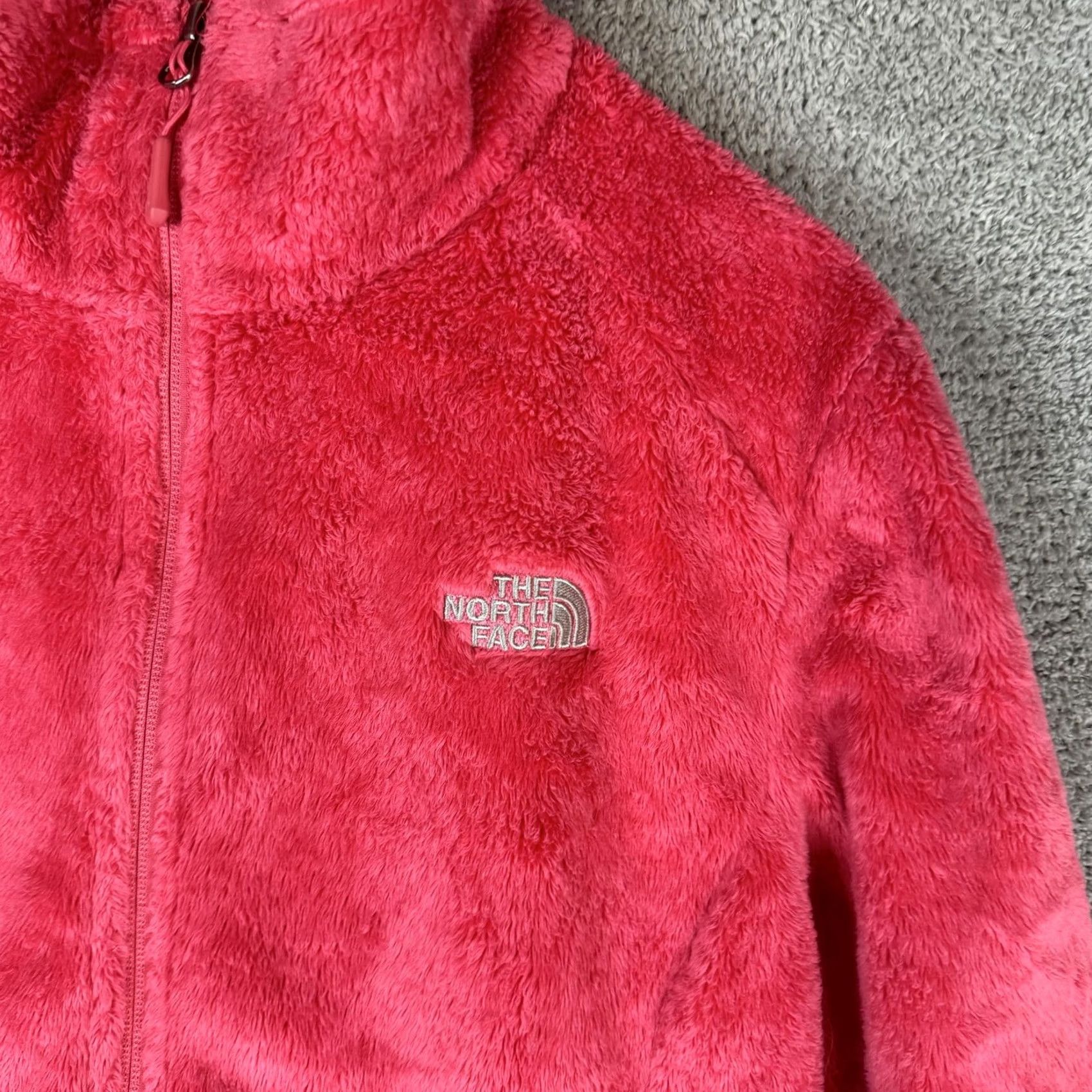 The North Face The North Face Womens Fleece Jacket Pink L Full Zip Warm Soft Plush Fuzzy Jacket Parking Style? Size L / US 10 / IT 46 - 4 Thumbnail