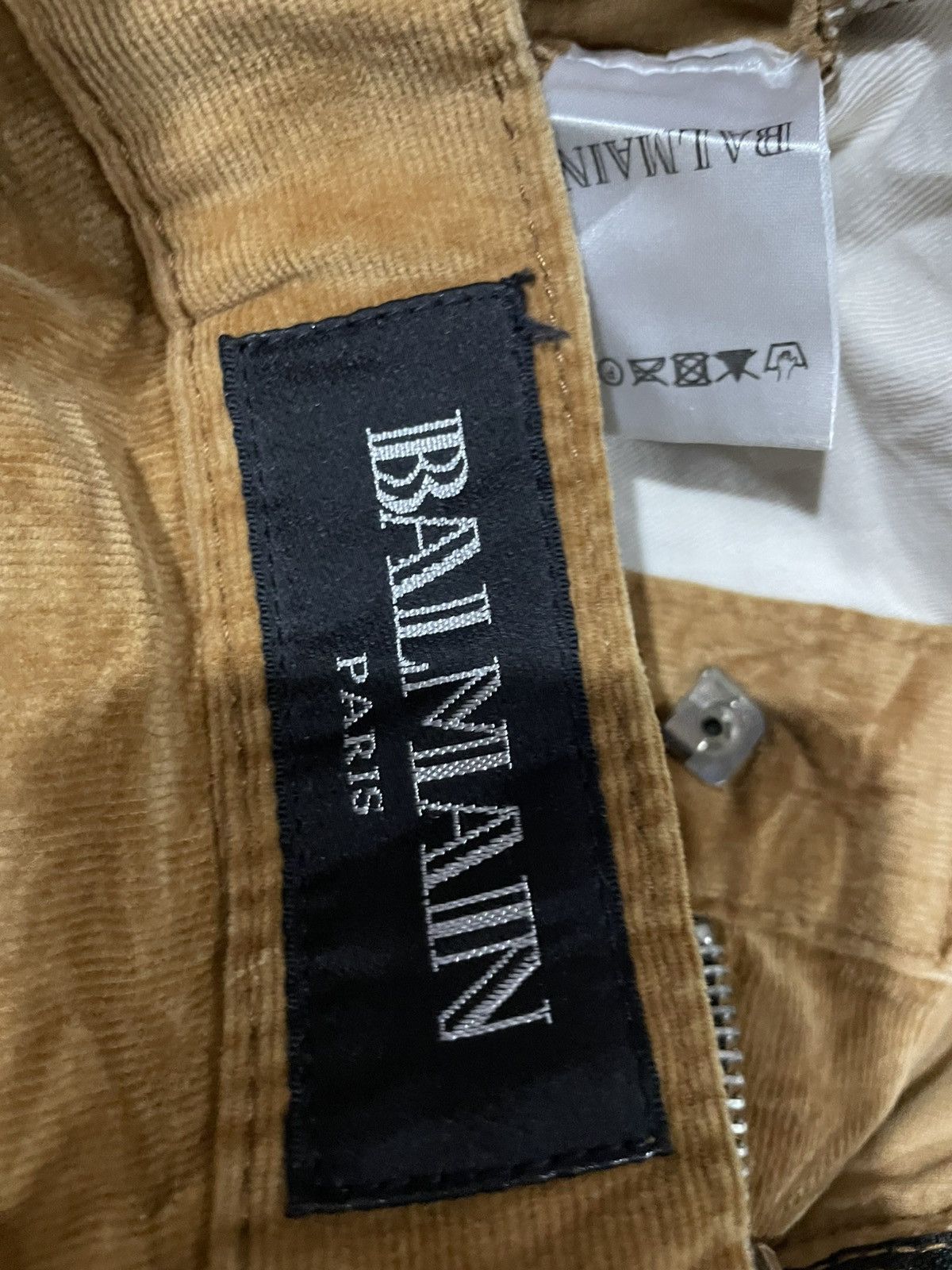 Balmain Balmain Velvet Corduroy Destroyed Pants Size US 33 - 18 Thumbnail