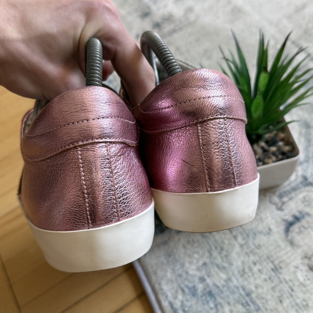 Philippe Model 📌 Philippe Model Pink Tennis Low Top Leather Sneakers 39 Size US 9 / IT 39 - 12 Thumbnail