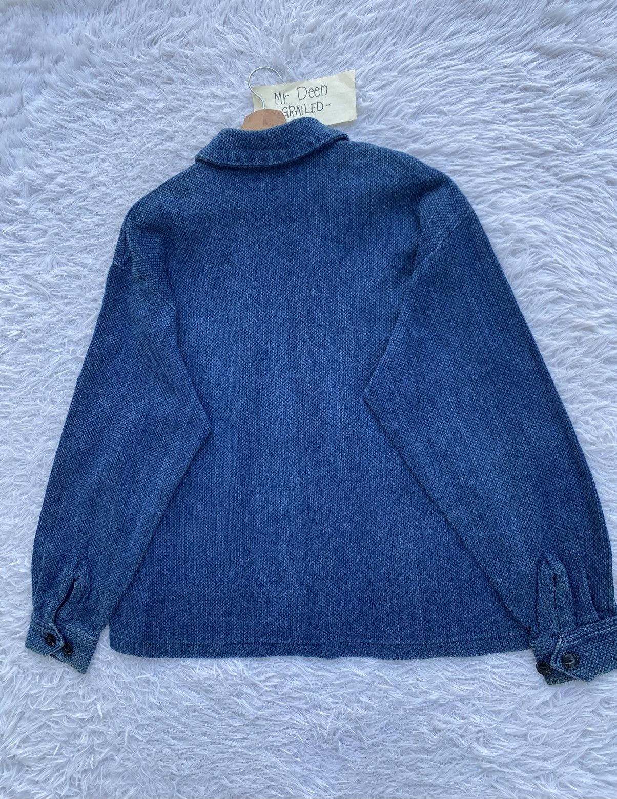 Nepenthes Vintage 90s Nepenthes Blue Worker Chore Jacket Size US L / EU 52-54 / 3 - 21 Thumbnail