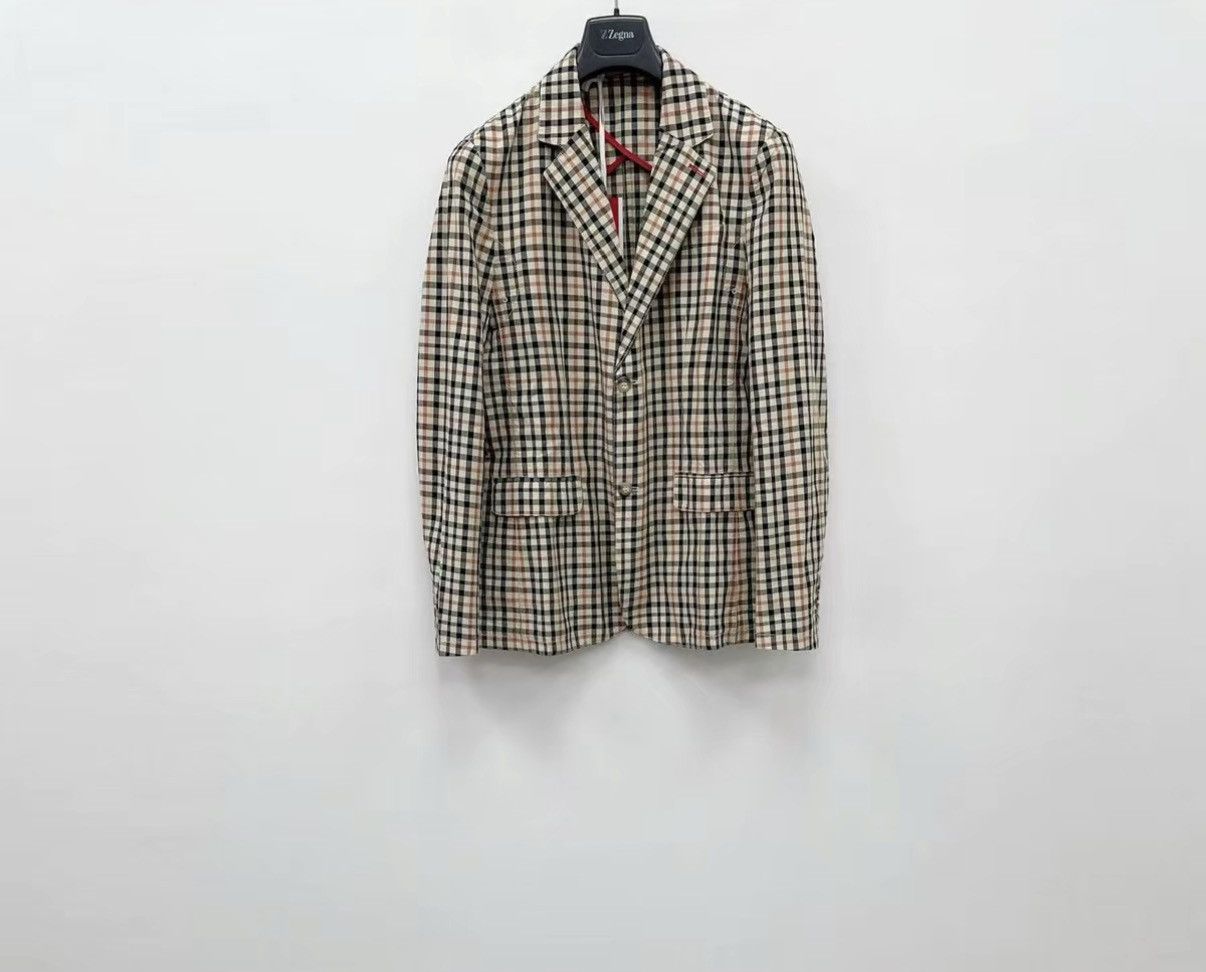DAKS DAKS 100% Cotton Casual Blazer J30 Size US S / EU 44-46 / 1 - 2 Thumbnail