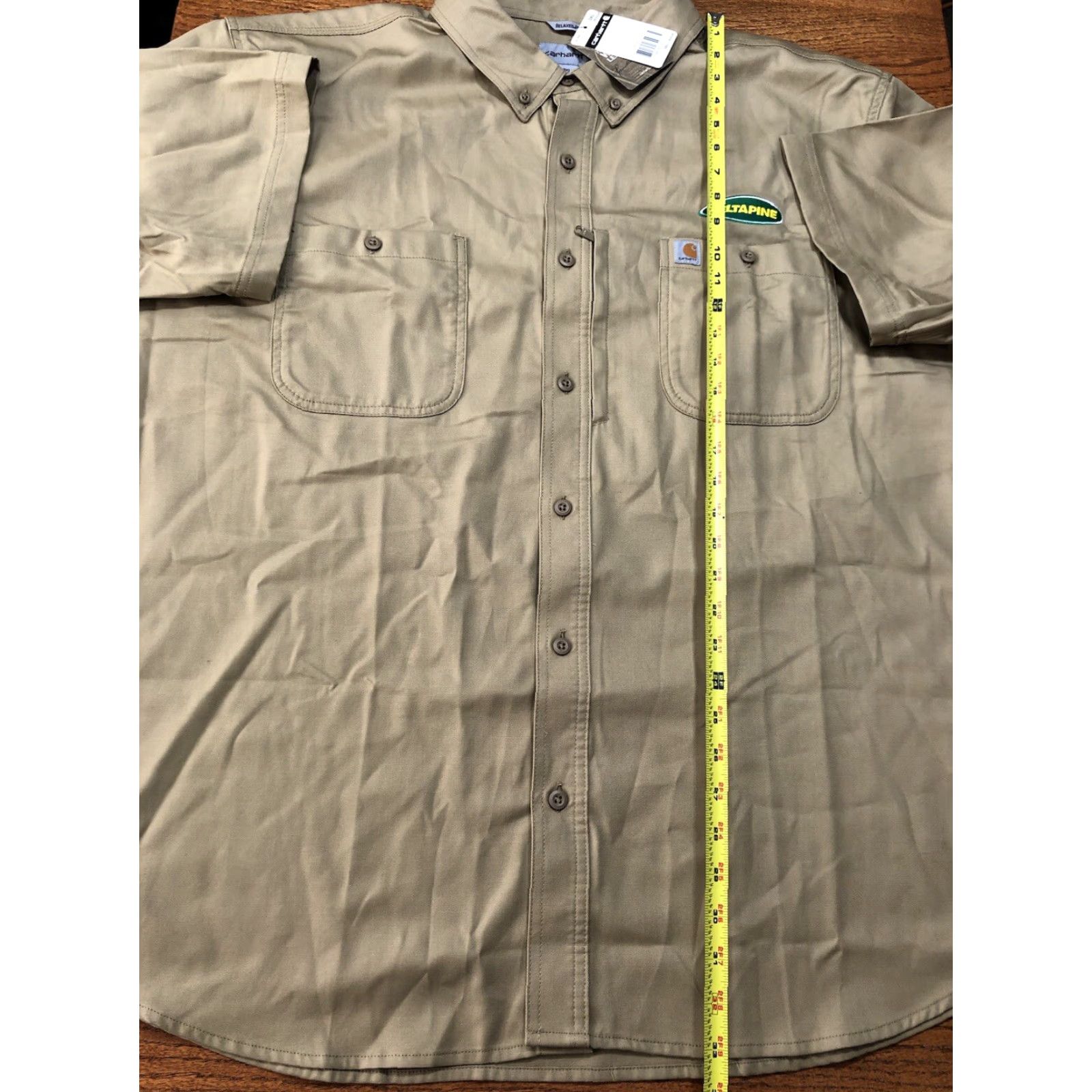 Carhartt Carhartt NWT Rugged Professional SeriesTan Relaxed Fit Button Shirt 3XL 102537 Size US XXL / EU 58 / 5 - 7 Thumbnail