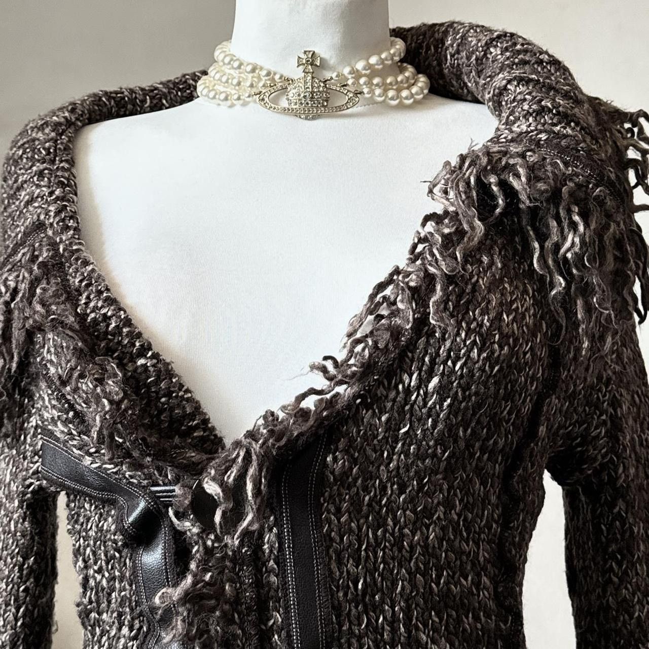 Vintage Incredible Parisian vintage sheer sweater by Zone Bleue Size S / US 4 / IT 40 - 4 Thumbnail