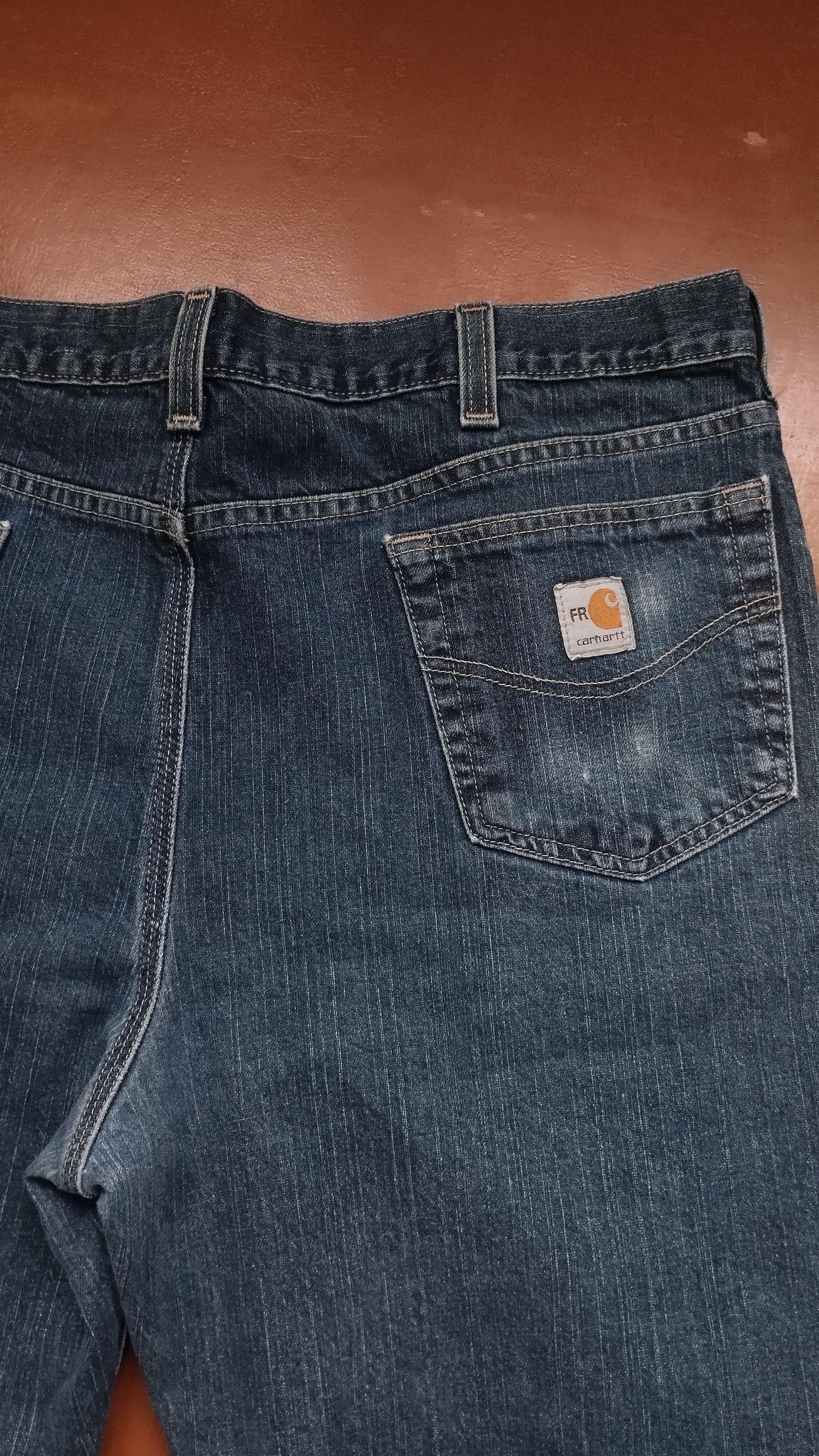 Carhartt × Carhartt Wip × Vintage Vintage Carhartt FR Jorts Shorts Size US 40 / EU 56 - 4 Thumbnail