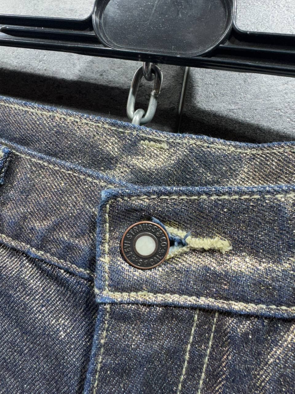 Other Levi's 517 Premium Bootcut Jeans Golden Spurs Gold Wash Size US 33 - 3 Thumbnail