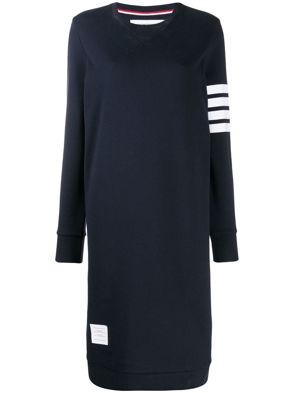 Thom Browne 4BAR COTTON SWEATDRESS Size S / US 4 / IT 40 - 1 Thumbnail