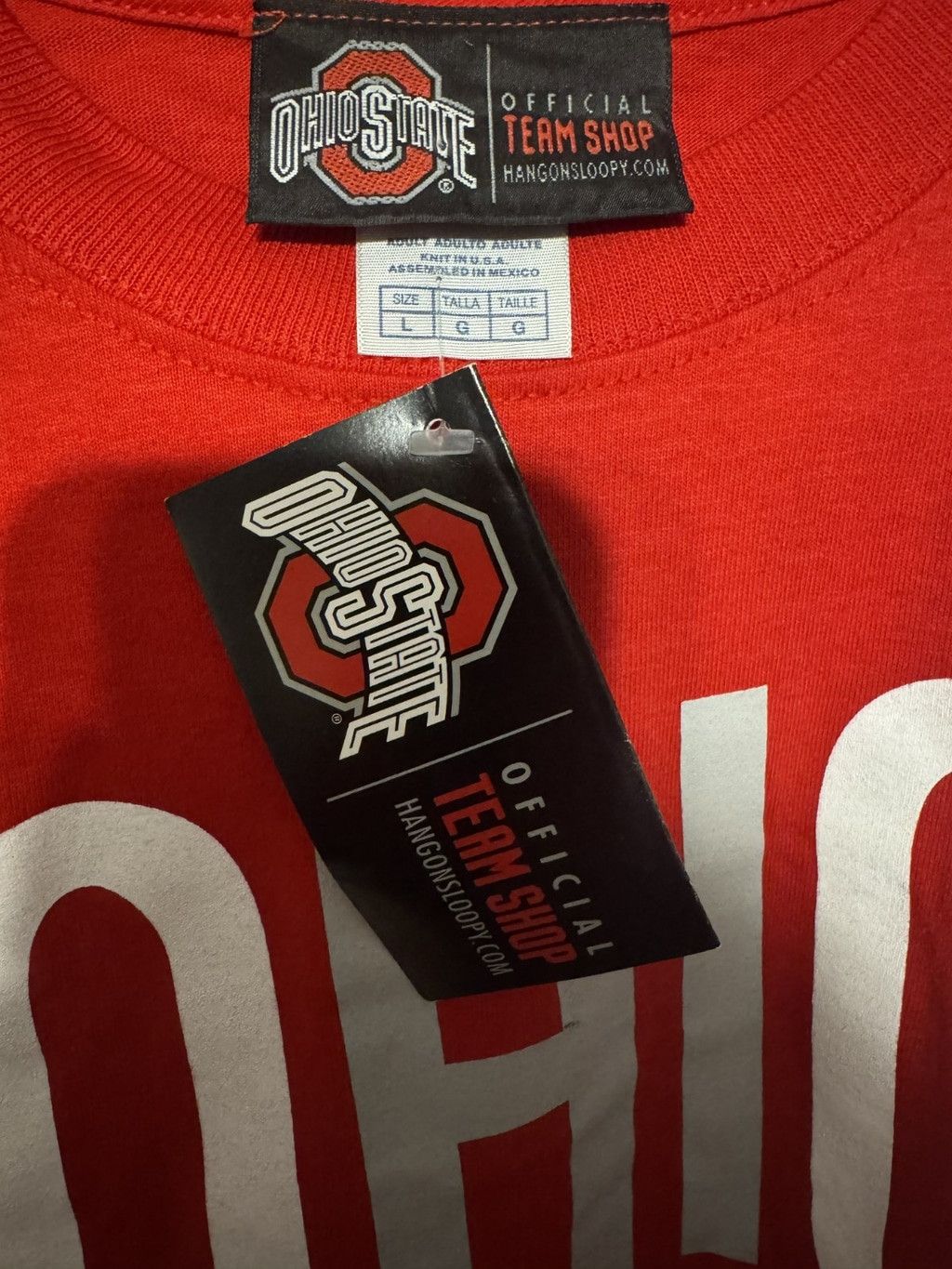 The Unbranded Brand Ohio State Buckeyes Red T-Shirt men sz L Shirt NEW WITH TAGS Size US L / EU 52-54 / 3 - 6 Thumbnail