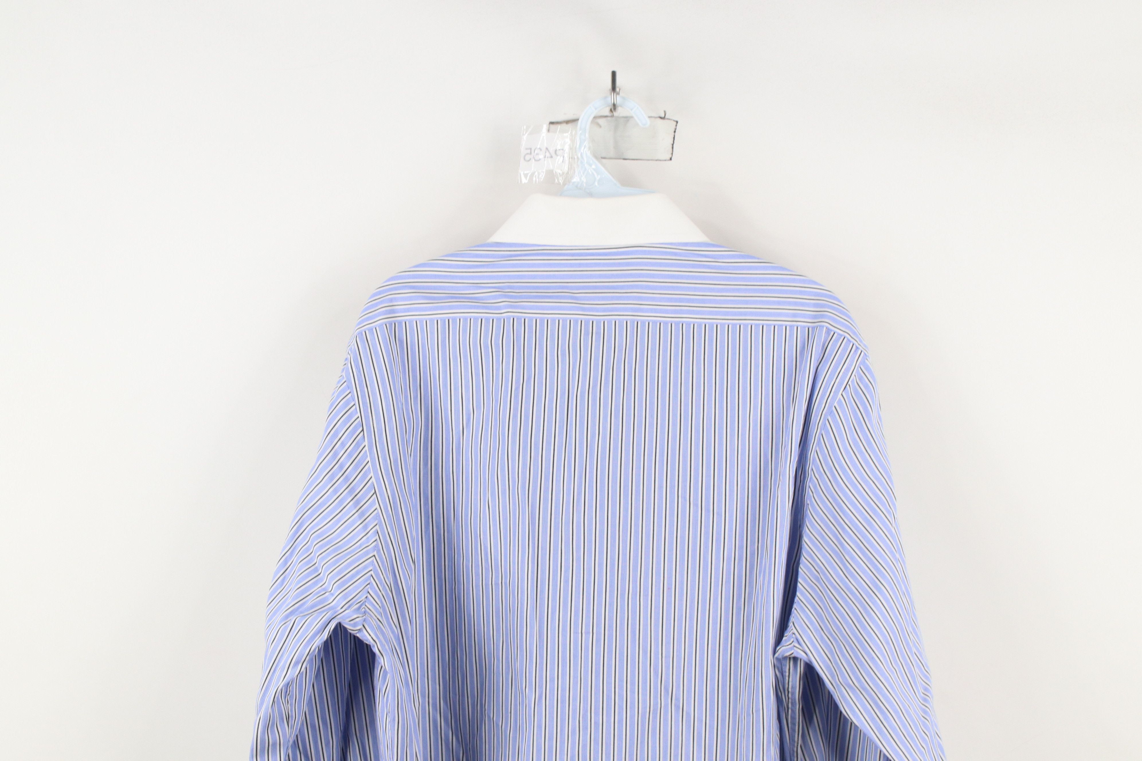 Vintage Camicissima Striped French Cuff Collared Button Dress Shirt Size US M / EU 48-50 / 2 - 11 Thumbnail