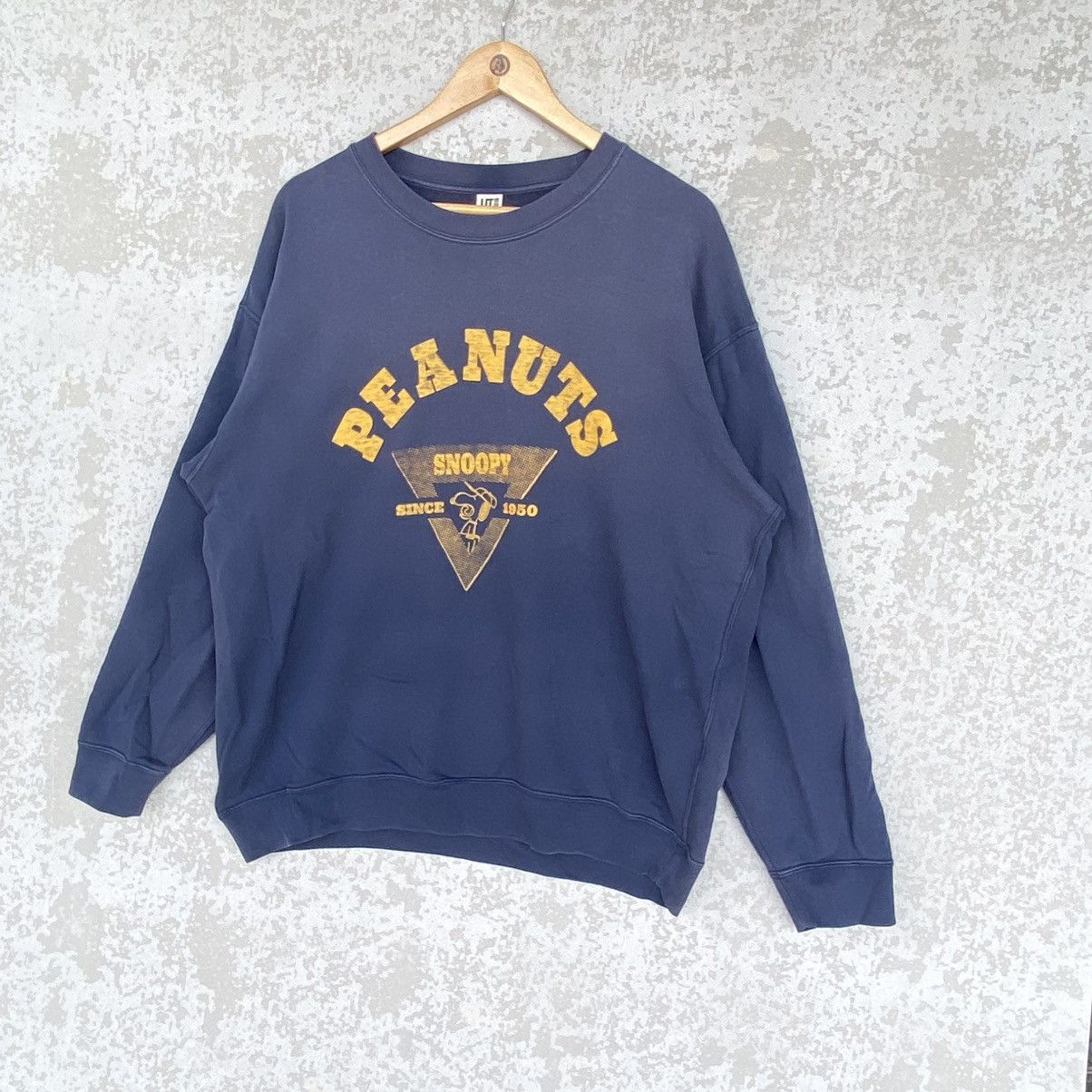 Other Vintage Peanuts Big Printed Crewneck Sweatshirt Blue Size L Size US L / EU 52-54 / 3 - 2 Thumbnail
