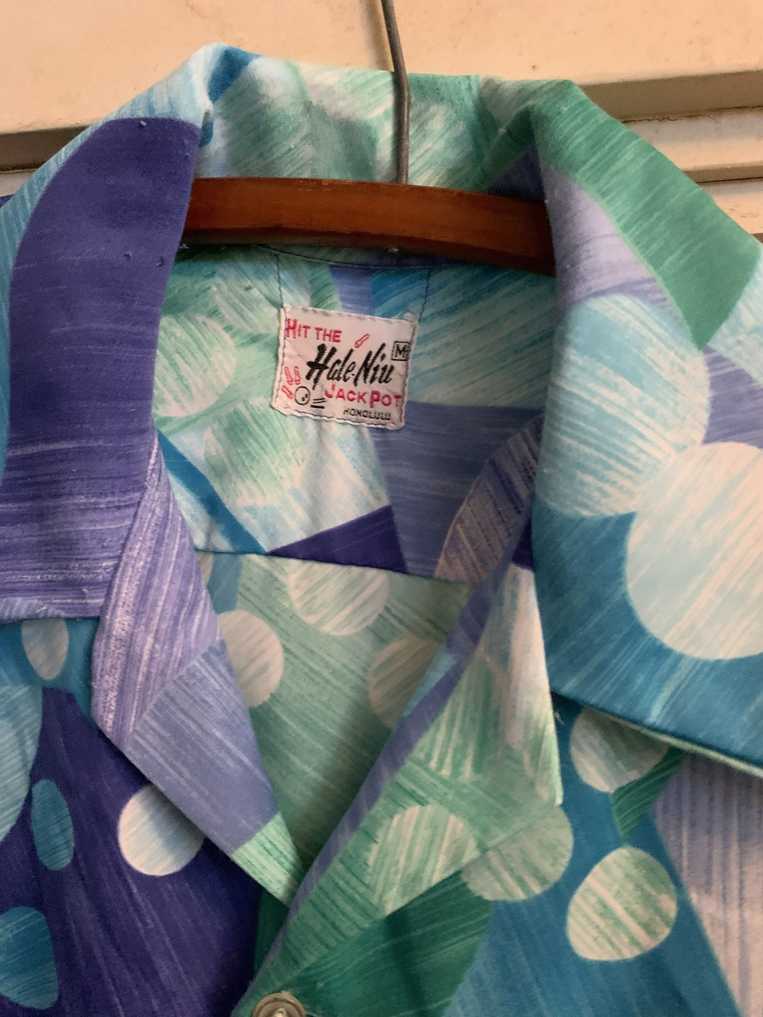 Other Vtg 60s Hale Niu Jackpot M Men Geometric Mod Tapa Print Size US M / EU 48-50 / 2 - 2 Thumbnail