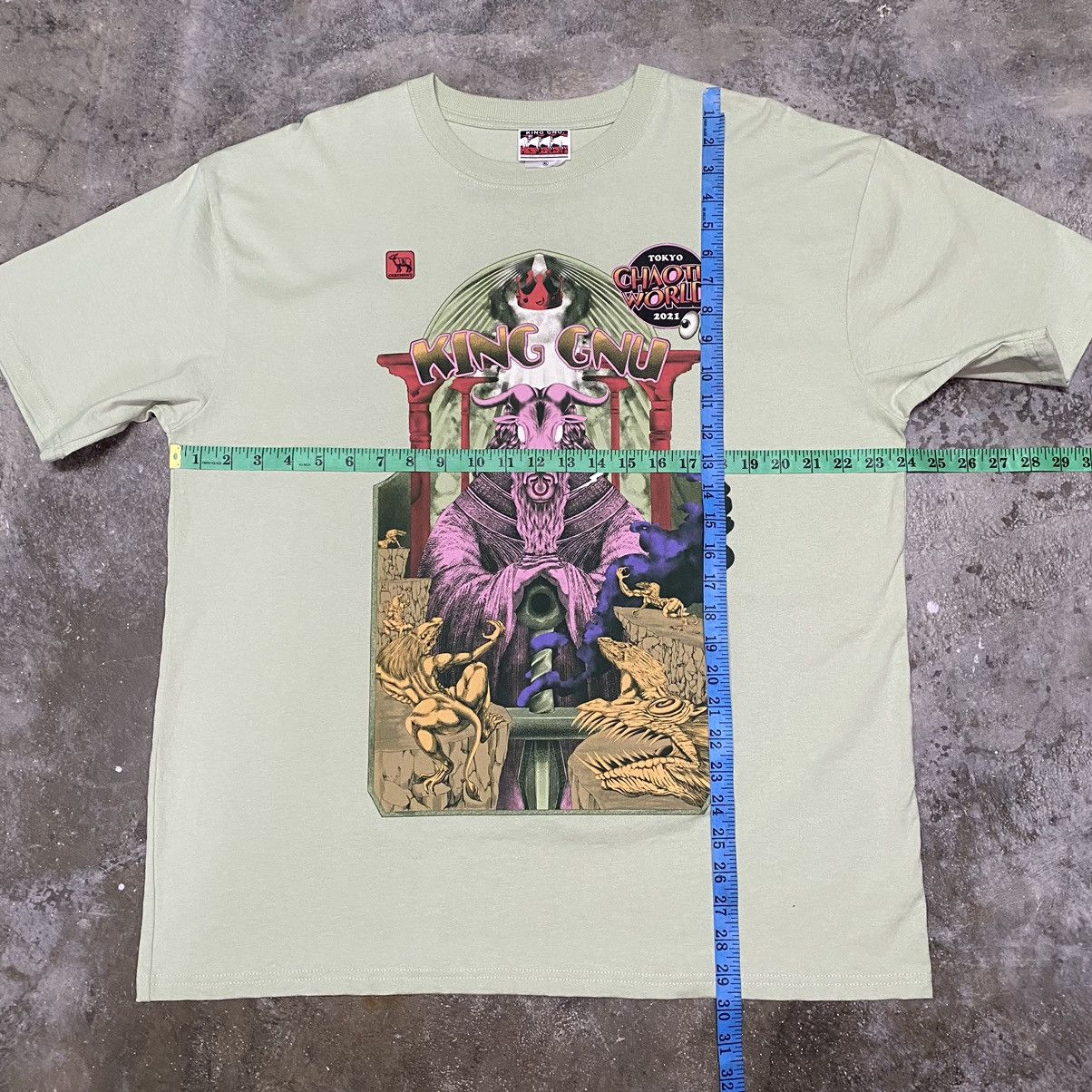 RARE! 2021 King Gnu Chaotic World Tokyo Tour Band T Shirt