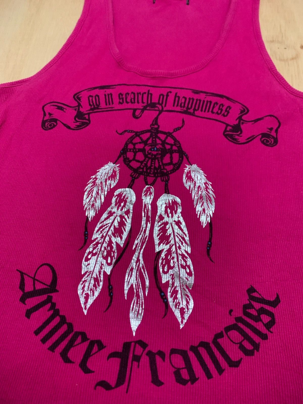 Hysteric Glamour × If Six Was Nine × Japanese Brand Y2k go in search of happiness Tank top punk style Size ONE SIZE - 6 Thumbnail