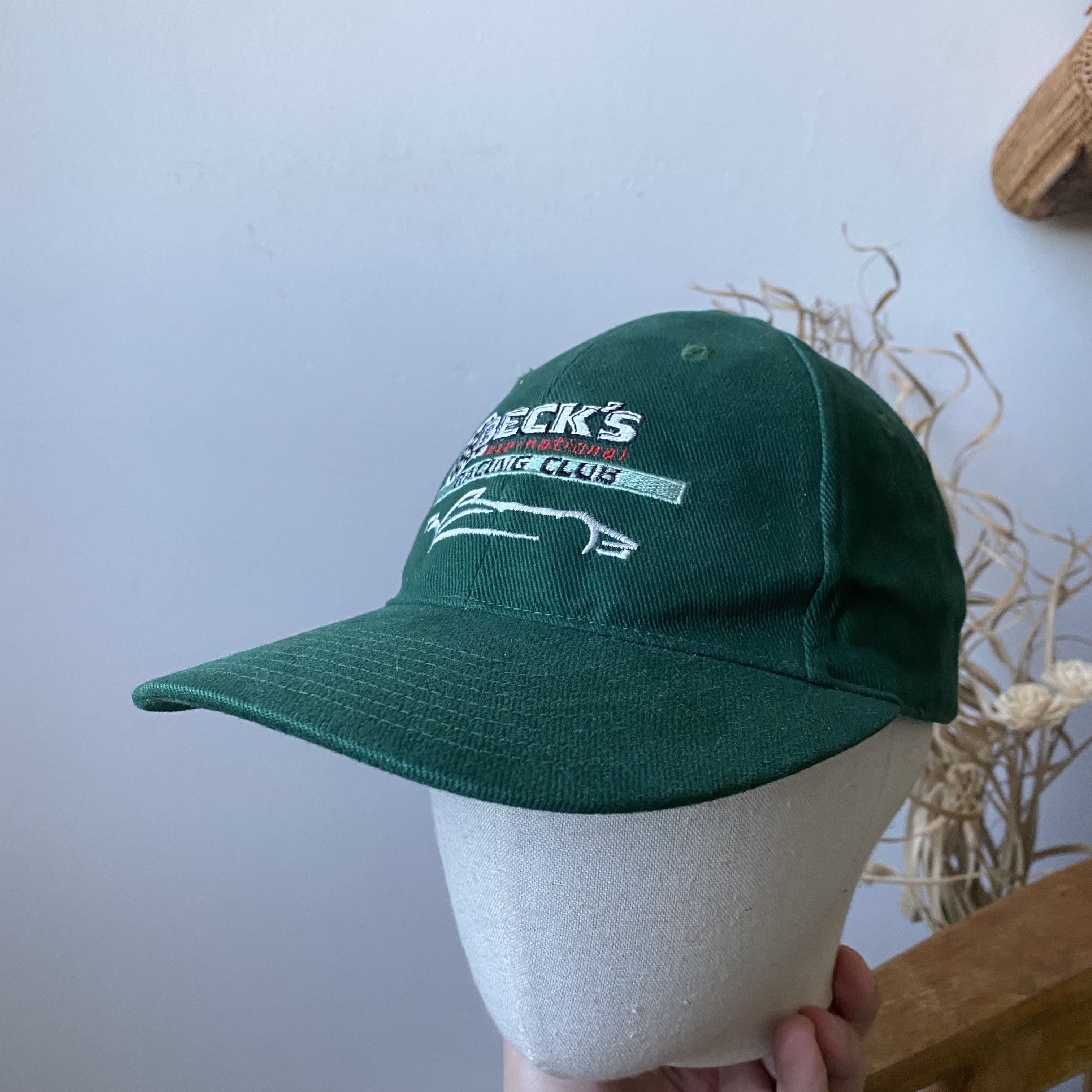Drink Beer Save Water 🍺 Vintage 90s Beer BECK'S Cap Racing Club Corona Carlsberg Size ONE SIZE - 2 Thumbnail
