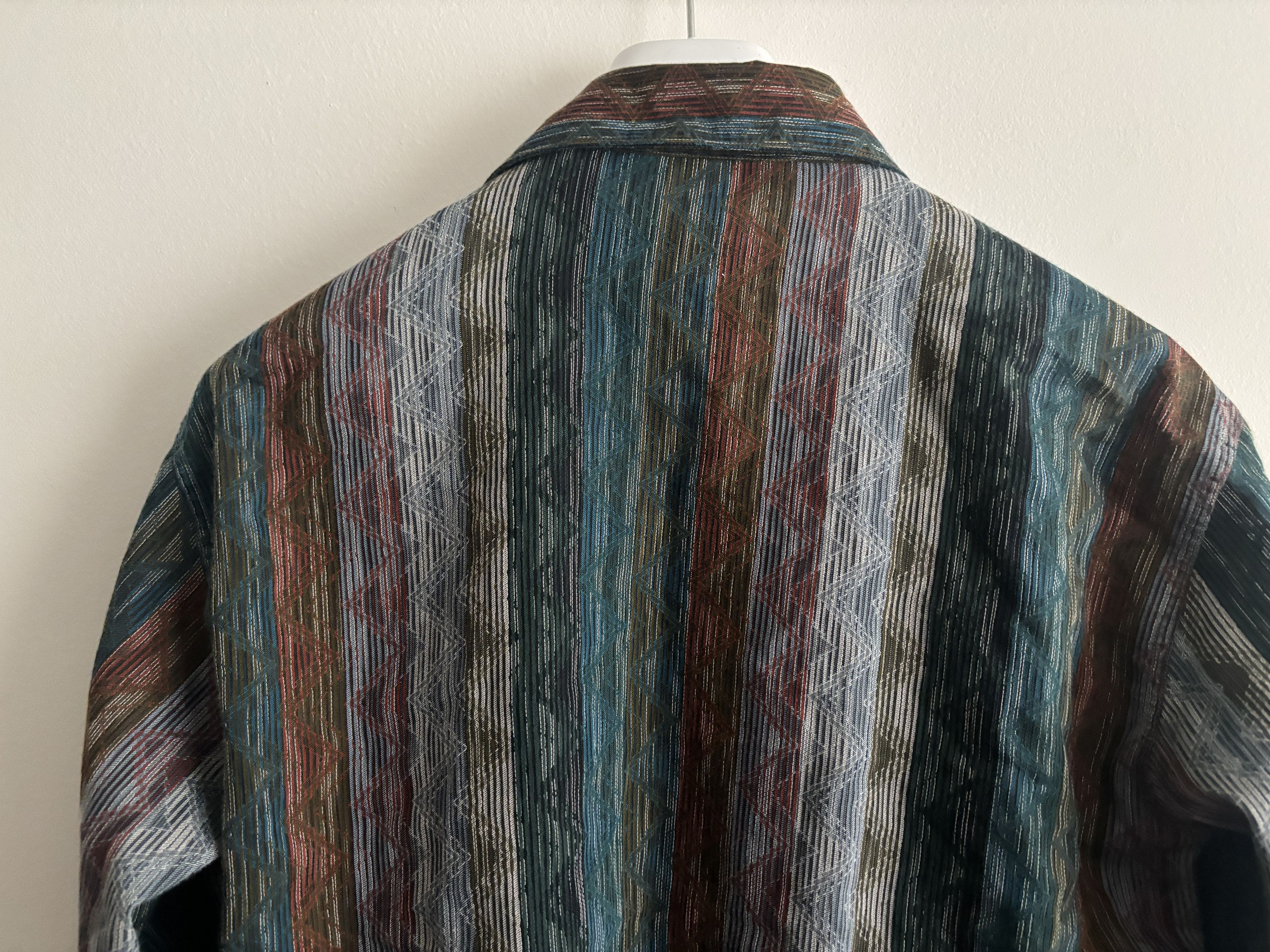 Missoni $900 Multicolour Zig Zag Button-up Shirt - 38/ Medium Size US M / EU 48-50 / 2 - 7 Thumbnail