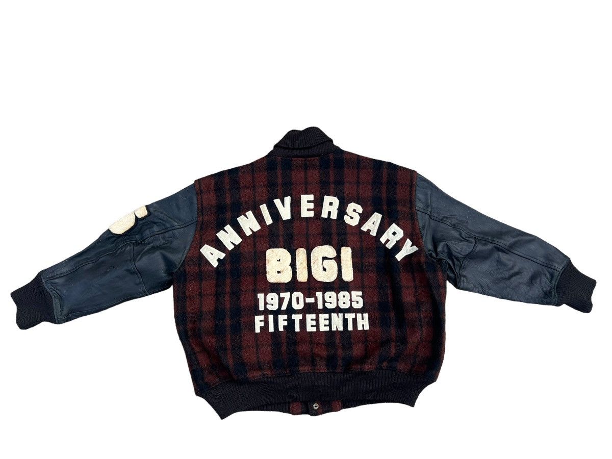 BIGI × Vintage Vintage 80s BIGI Japan Anniversary Spell Out Varsity Jacket Size US M / EU 48-50 / 2 - 1 Thumbnail