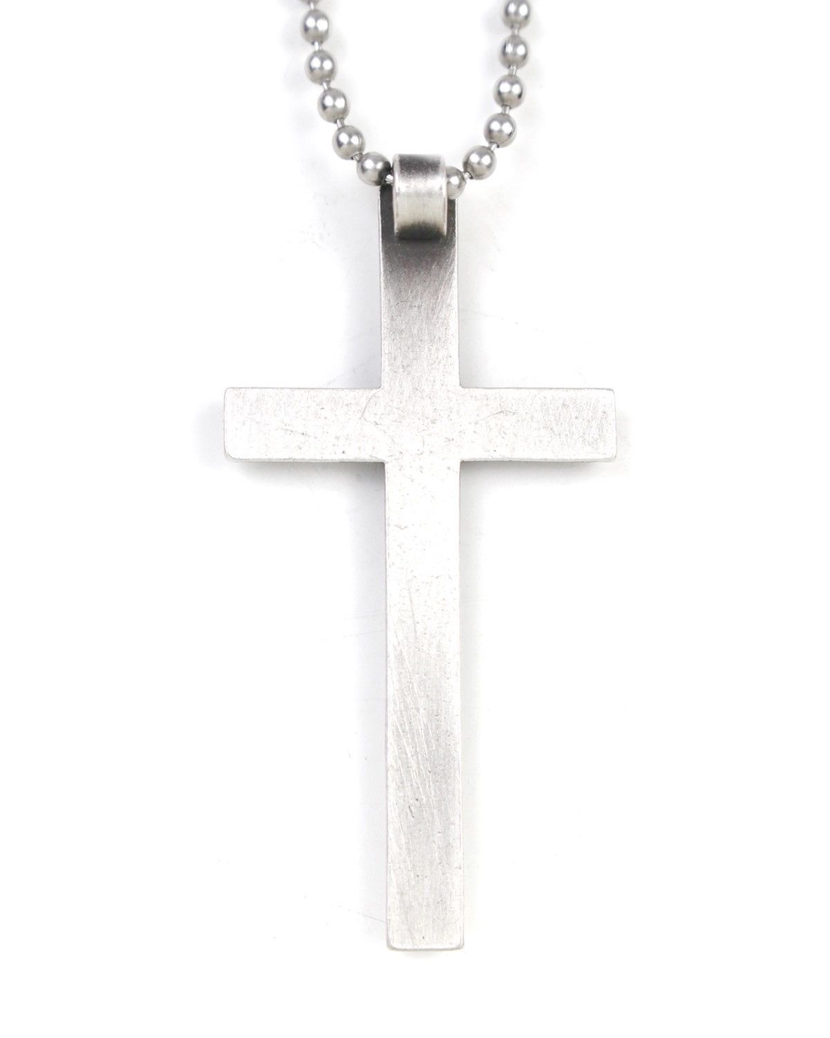 Hysteric Glamour 2000S SARAH JAPAN SILVER-PLATED CROSS BALL CHAIN NECKLACE Size ONE SIZE - 5 Thumbnail