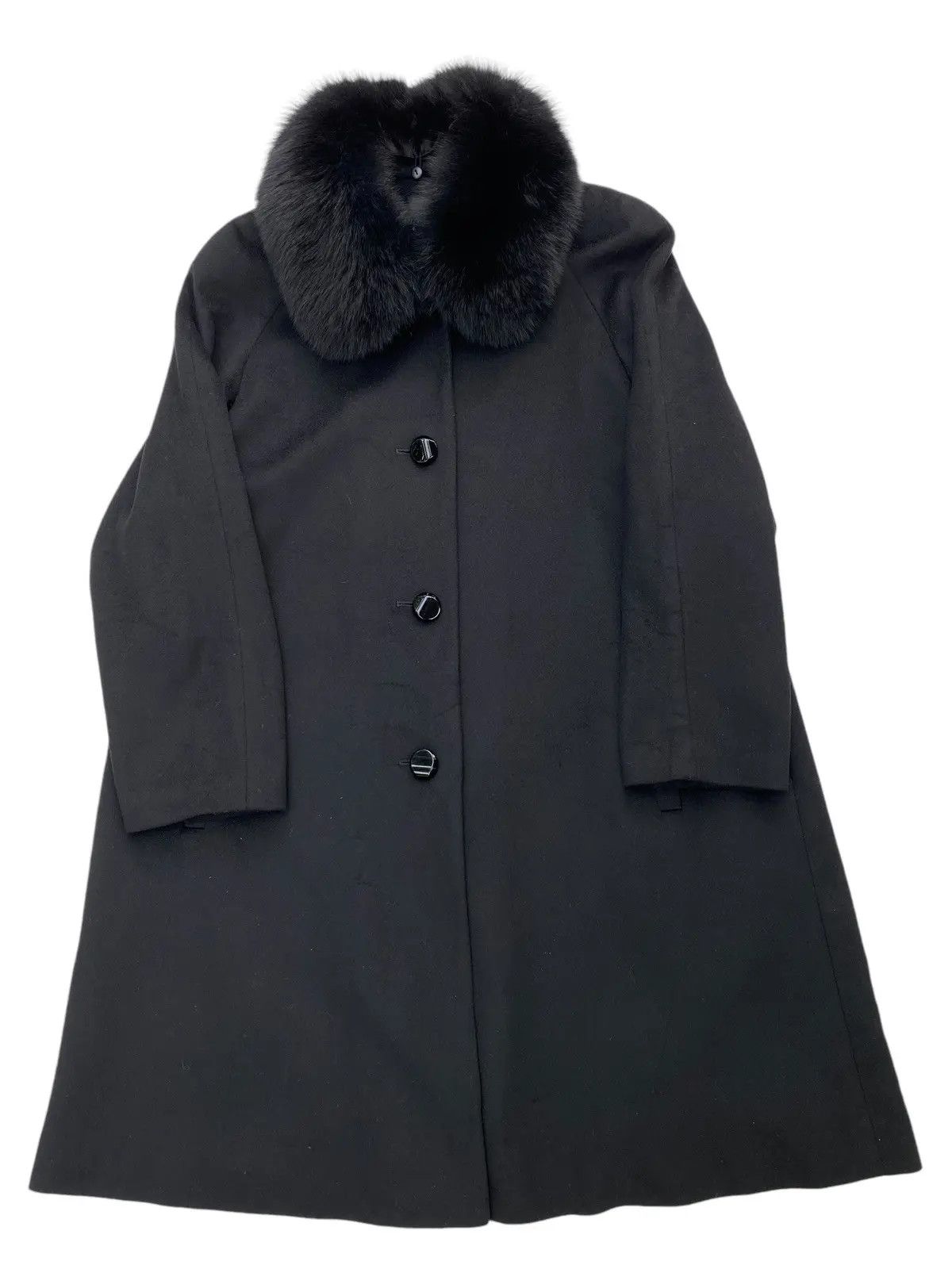 Balmain Pierre Balmain Fur Wool Long Jacket Size US L / EU 52-54 / 3 - 4 Thumbnail
