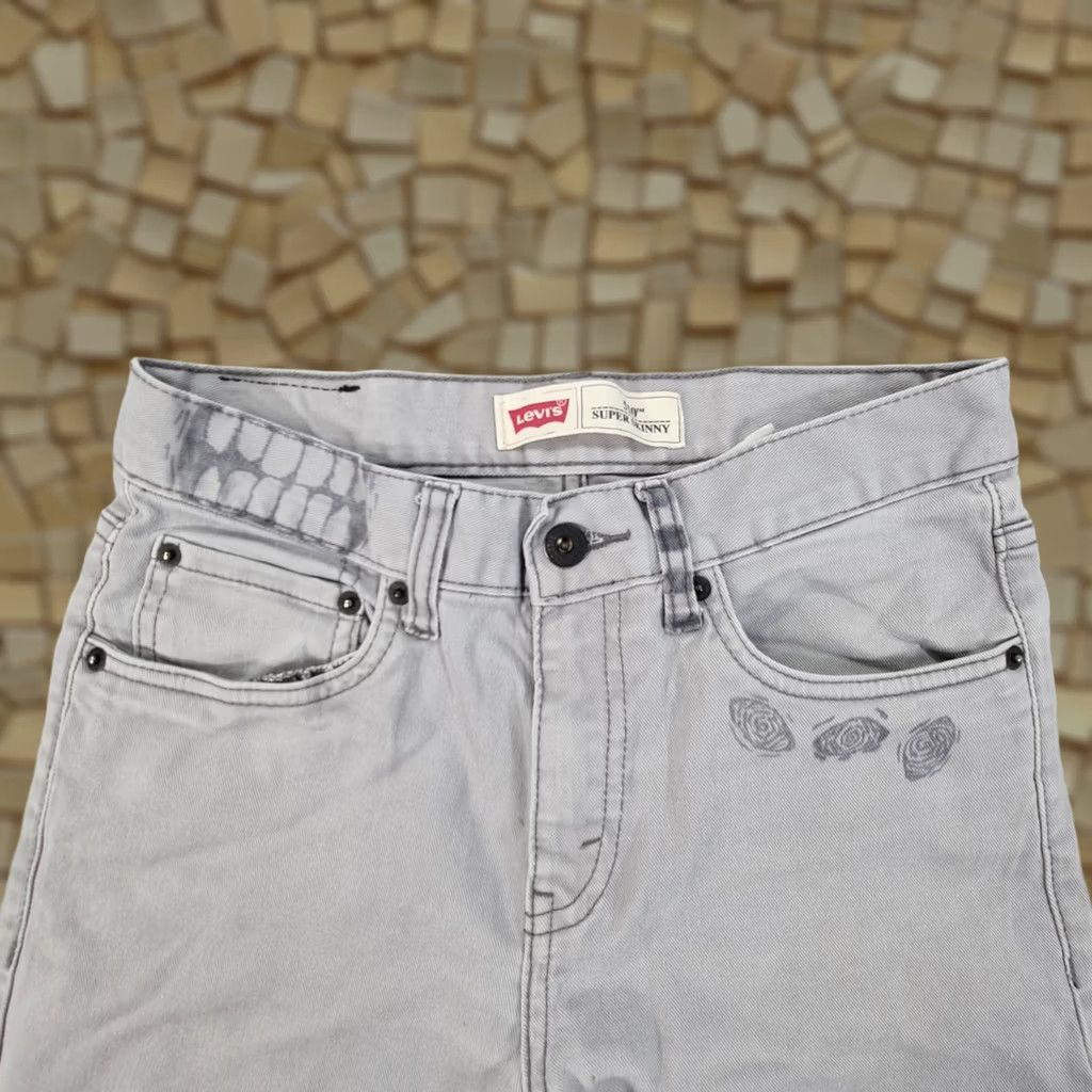 Levi's Levi's 510 Womens Jeans Grey W28 L28 Super Skinny Stretch Denim 5 Pocket Regular Size Levi's Womens Jeans Mens Womens Size 28" / US 6 / IT 42 - 1 Thumbnail