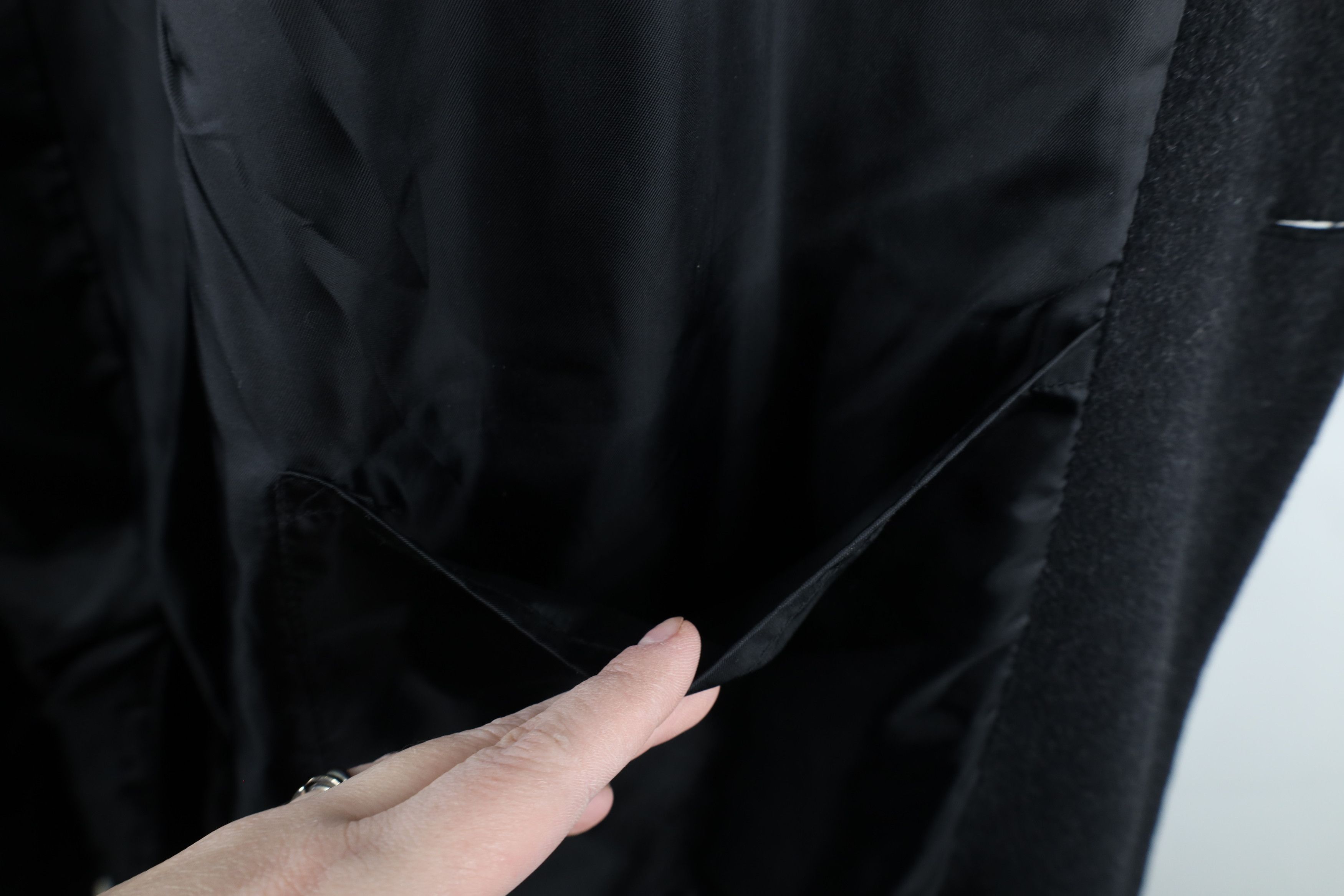 Ralph Lauren × Vintage Vintage 90s Ralph Lauren Overcoat Jacket Charcoal Gray Size US XXL / EU 58 / 5 - 11 Thumbnail