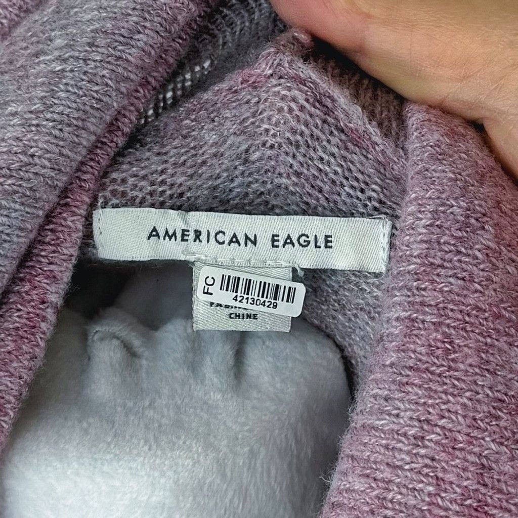 American Eagle Outfitters AMERICAN EAGLE OUTFITTER Women's Pink Cowl Neck Sweater S Size S / US 4 / IT 40 - 4 Thumbnail