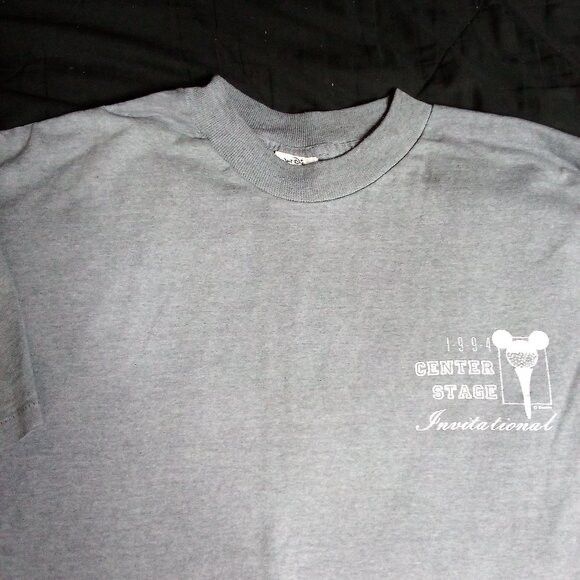 Disney Vintage Disney Center Stage Invitational 1994 Golf T-Shirt Size US XL / EU 56 / 4 - 2 Thumbnail